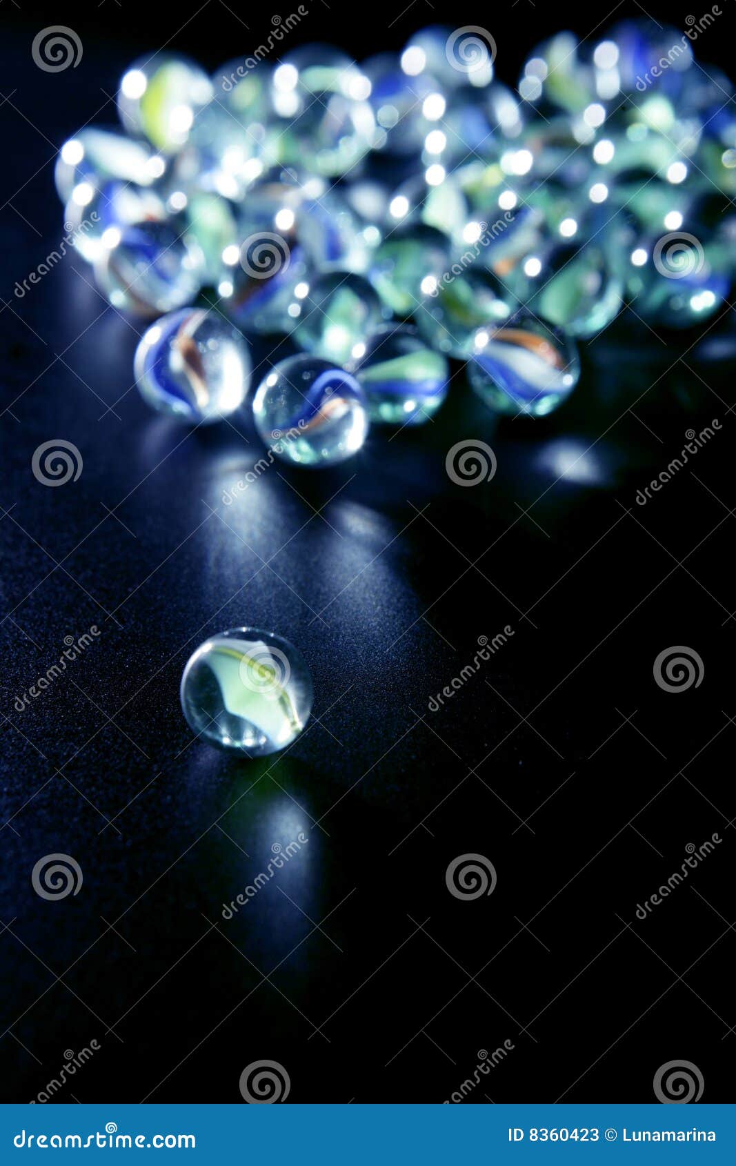 Glass Marbles Stock Image 57640141
