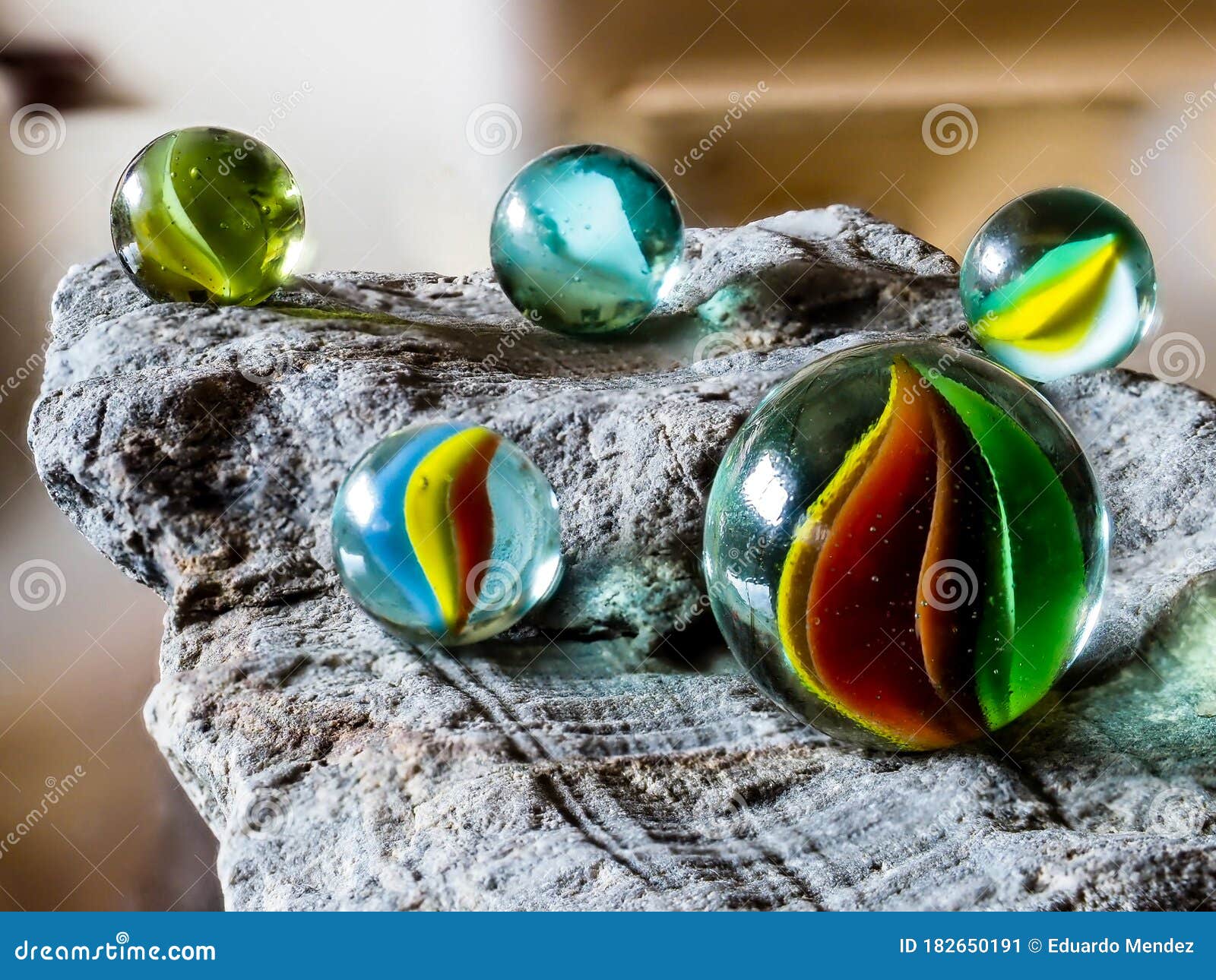 Colored Clear Glass Marbles. Stock Image Image of glass, aged 182650191