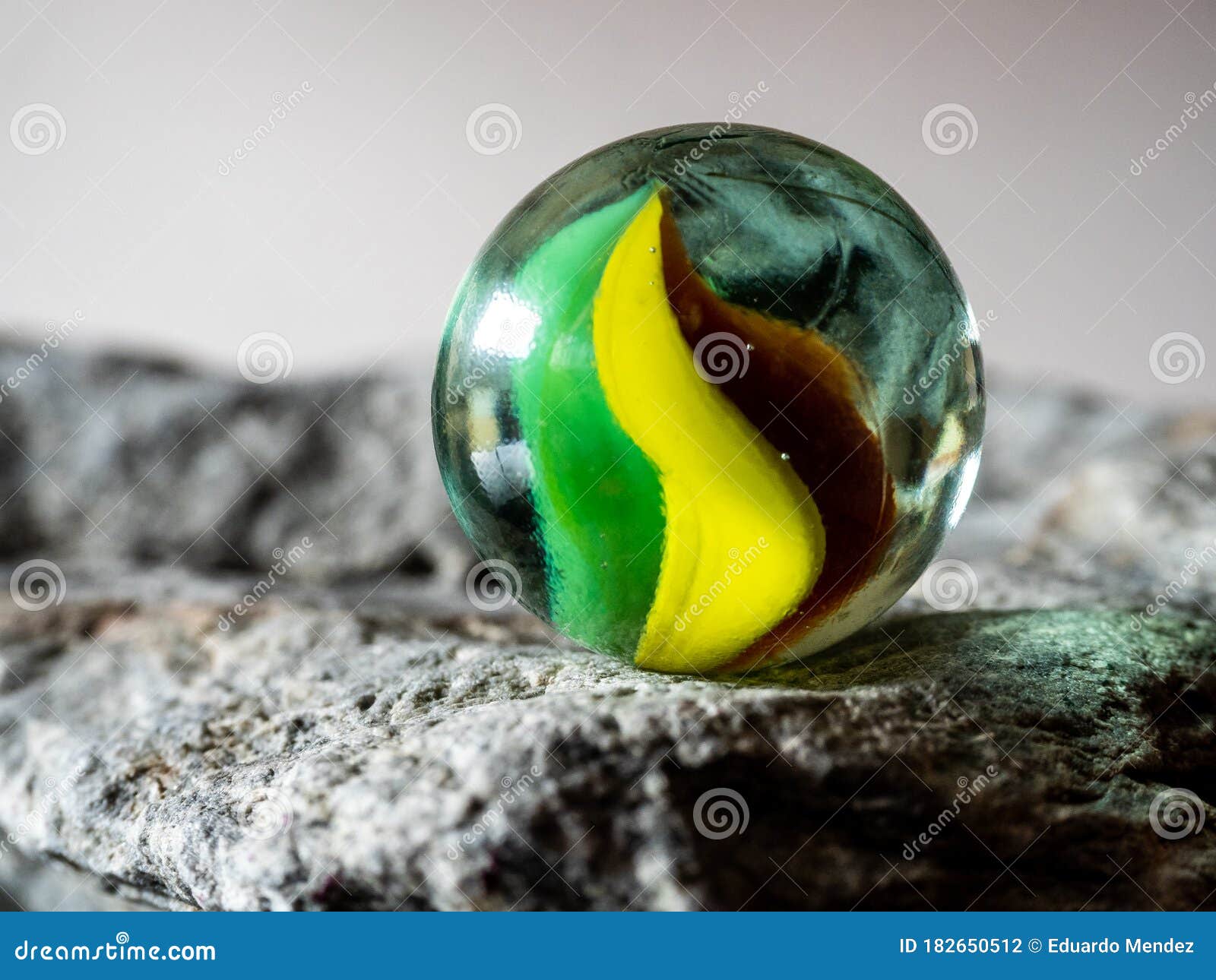 Colored Clear Glass Marbles. Stock Photo Image of clear, round 182650512