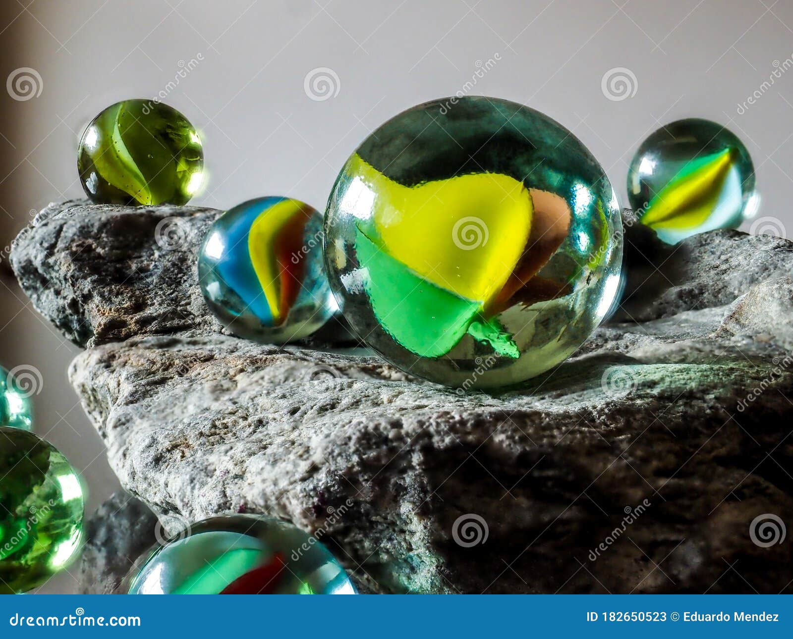 Colored Clear Glass Marbles. Stock Image Image of glasses, playing