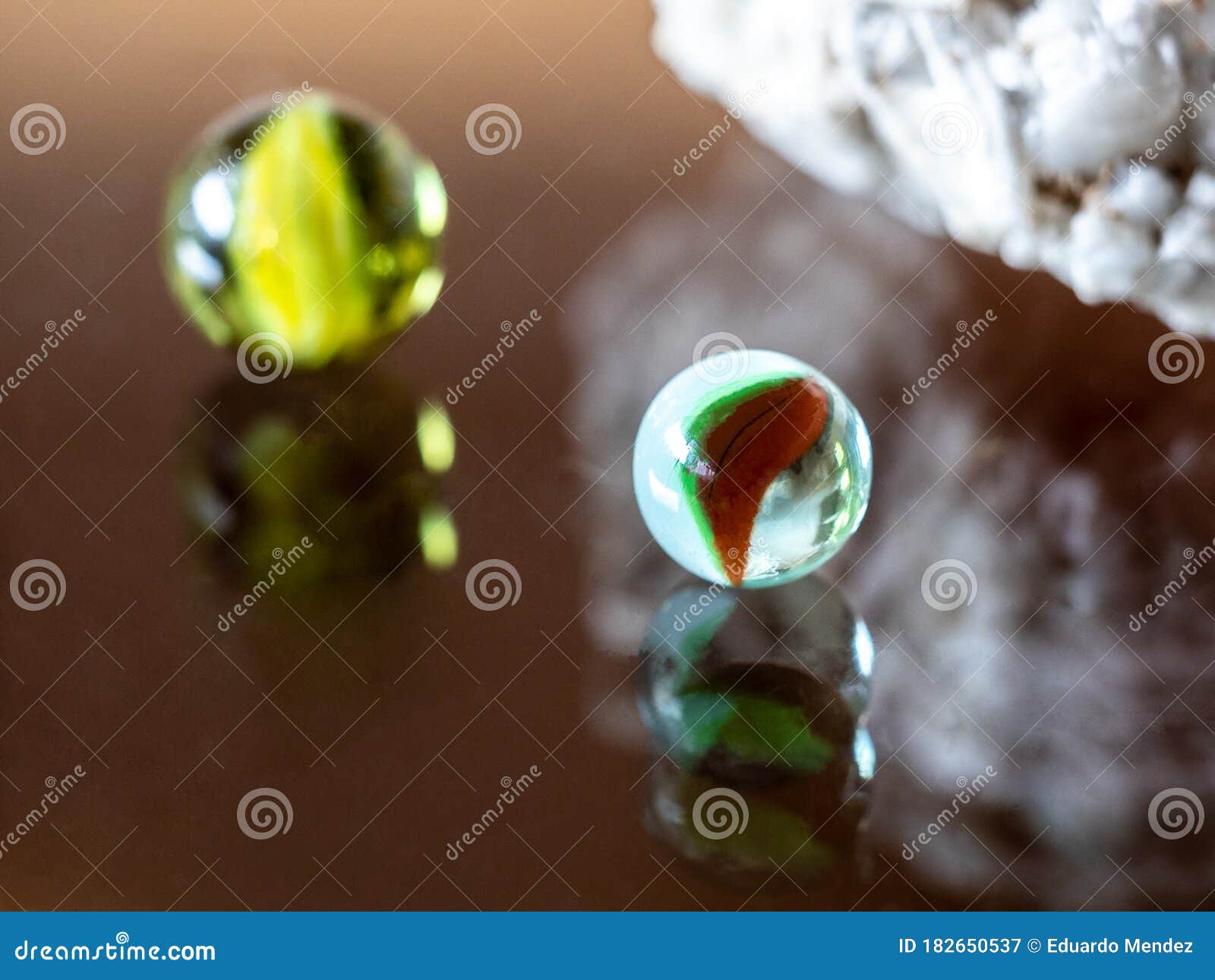 Colored Clear Glass Marbles. Stock Image Image of play, lose 182650537