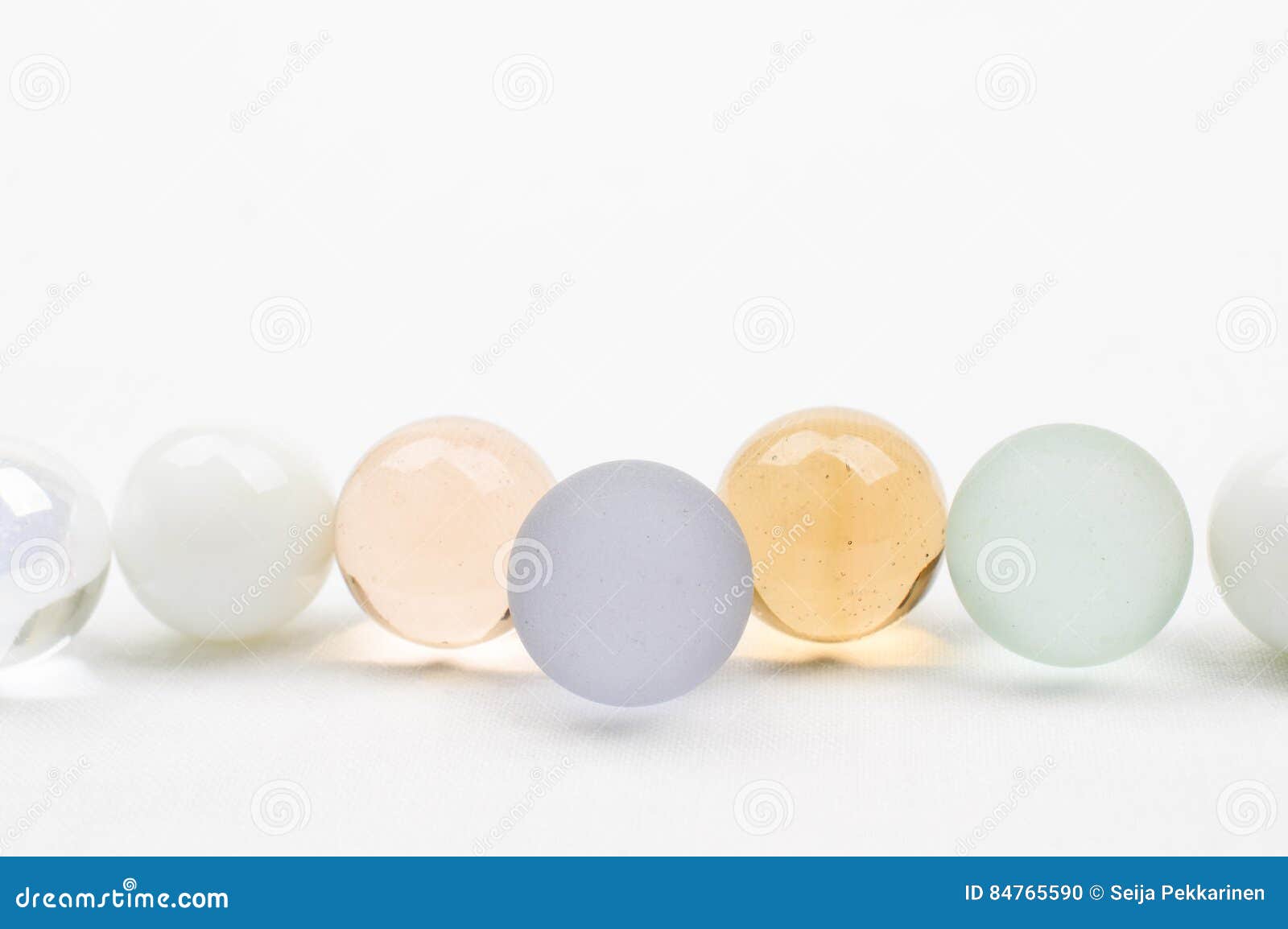 Glass Marbles in Pastel Colors Stock Photo Image of pink, background 84765590