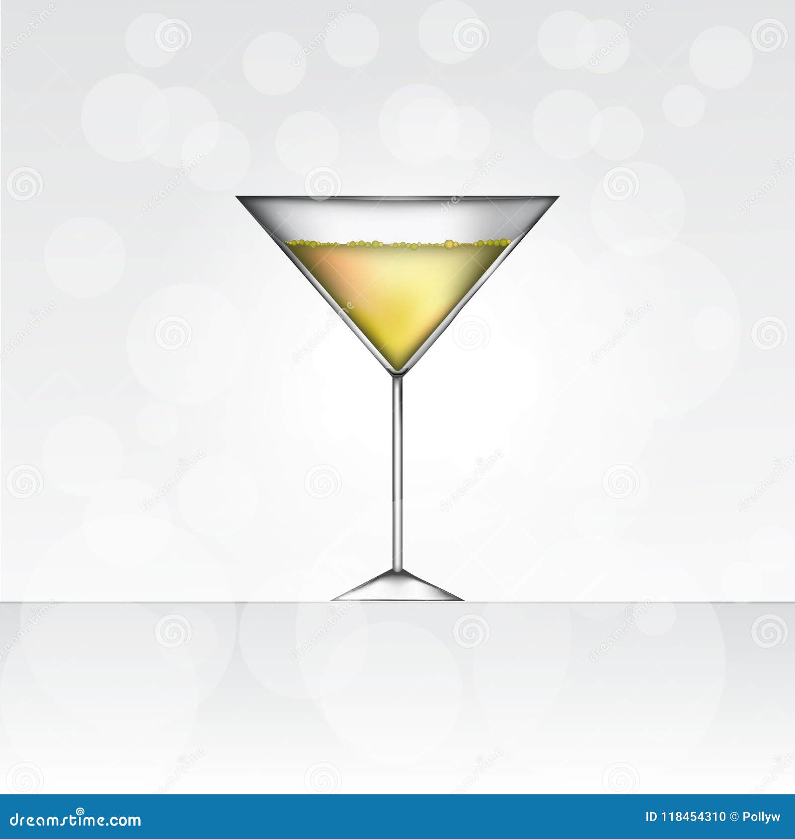 Martini Bianco Olives Style Pattern Stock Image