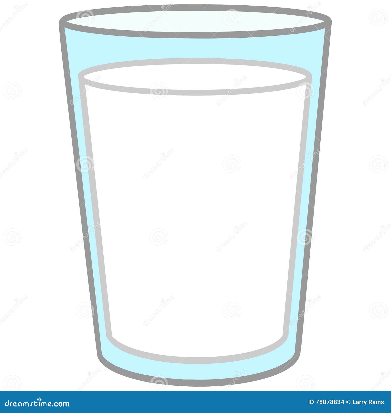 Glass of Milk stock vector. Illustration of milk, organic 78078834