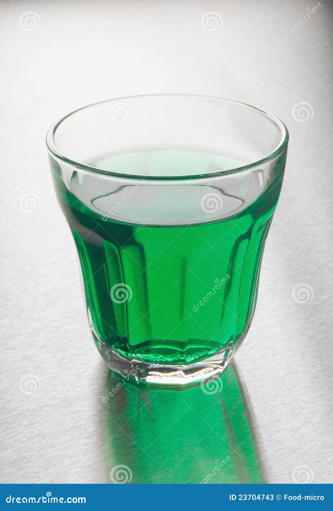 Glass of mint cordial stock image. Image of drink, juice 23704743