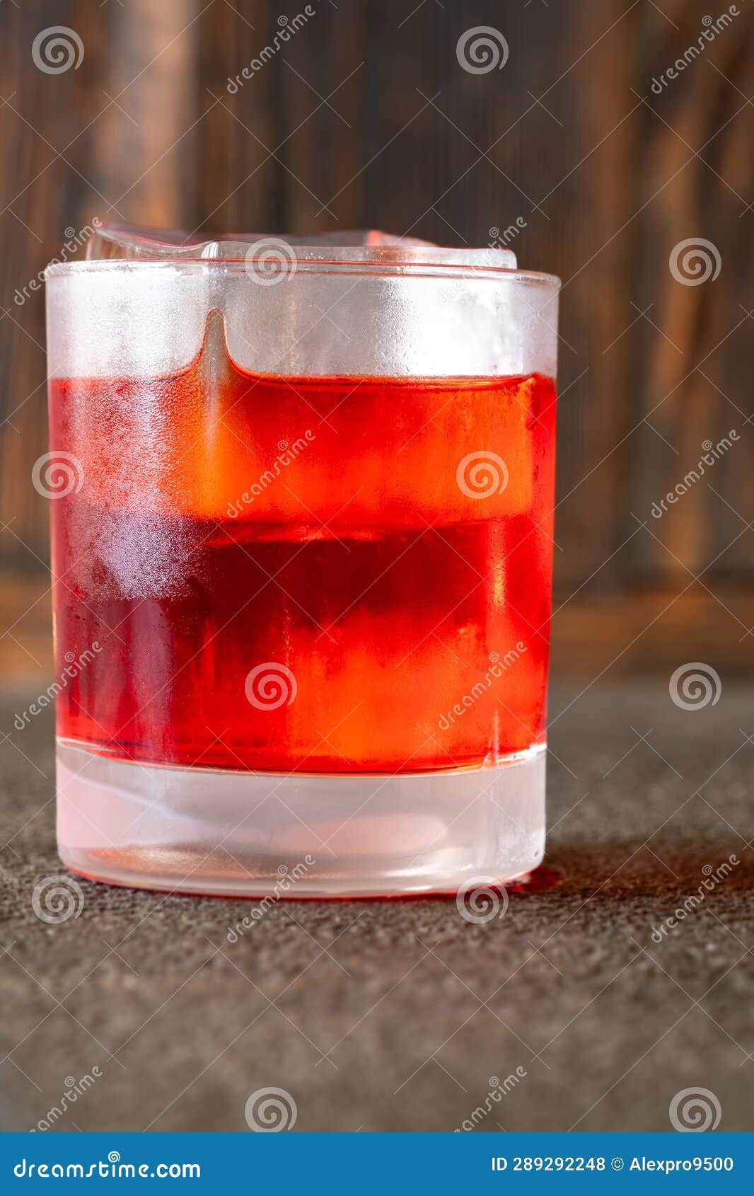Glass of Negroni stock photo. Image of traditional, cocktail 289292248