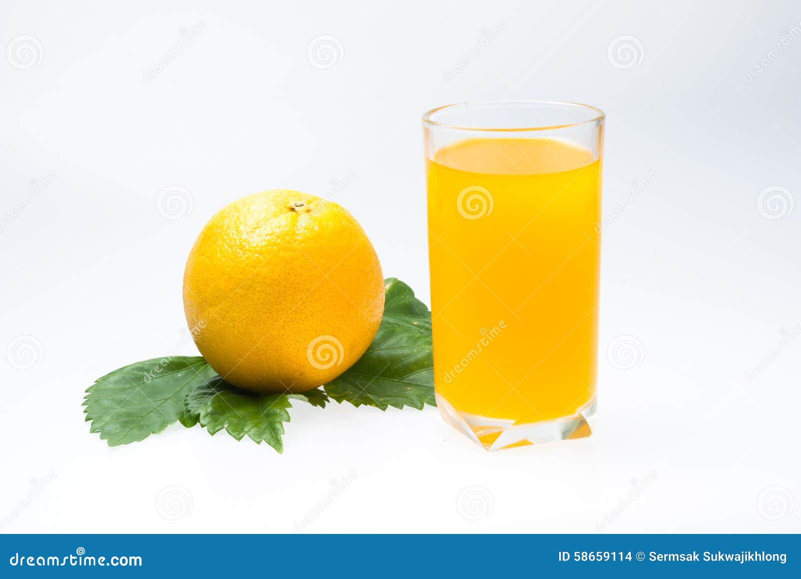 Glass of Orange Juice Isolated on White Stock Photo Image of sweet