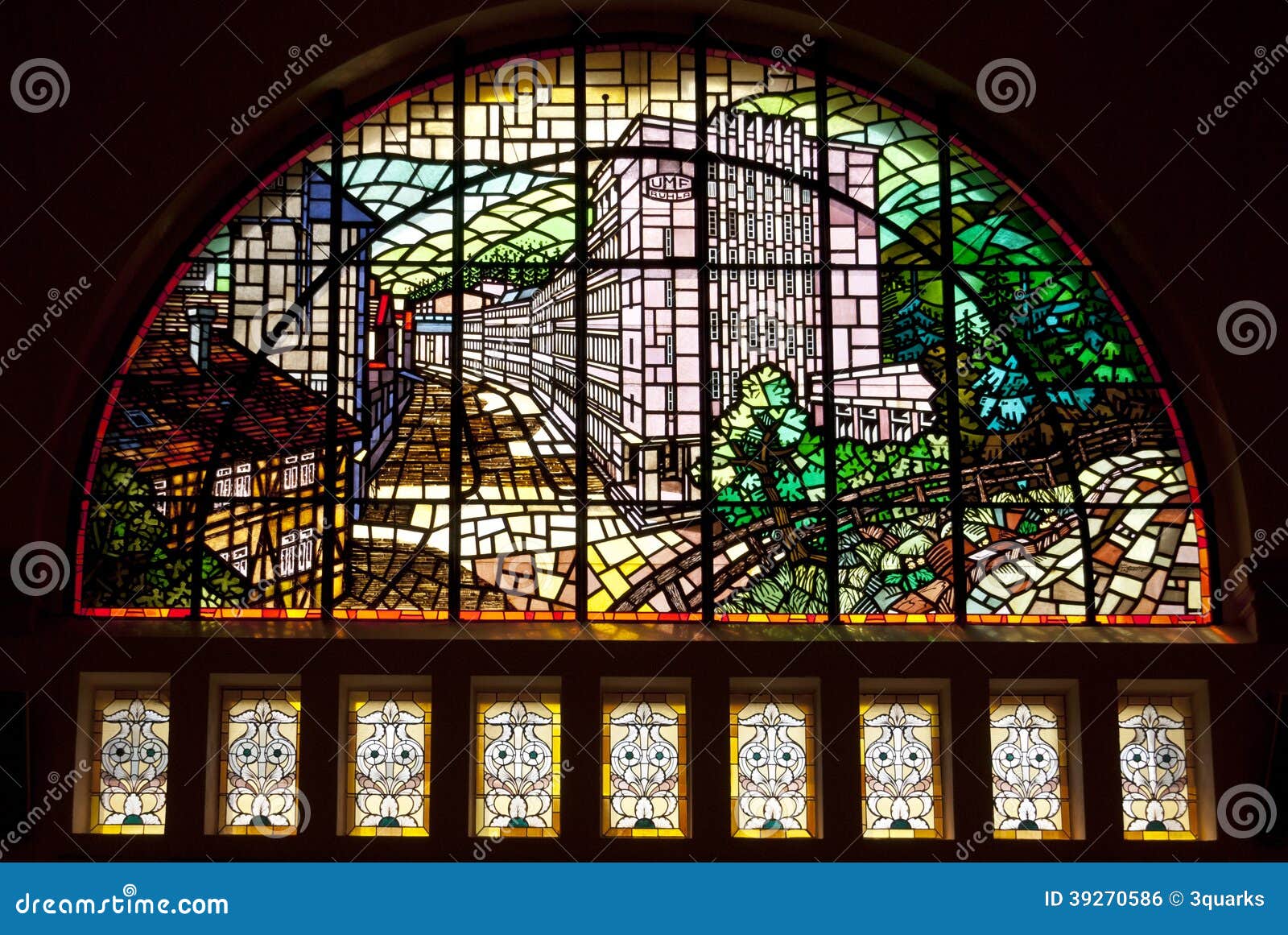 Glass Painting stock photo. Image of martin, thuringian 39270586