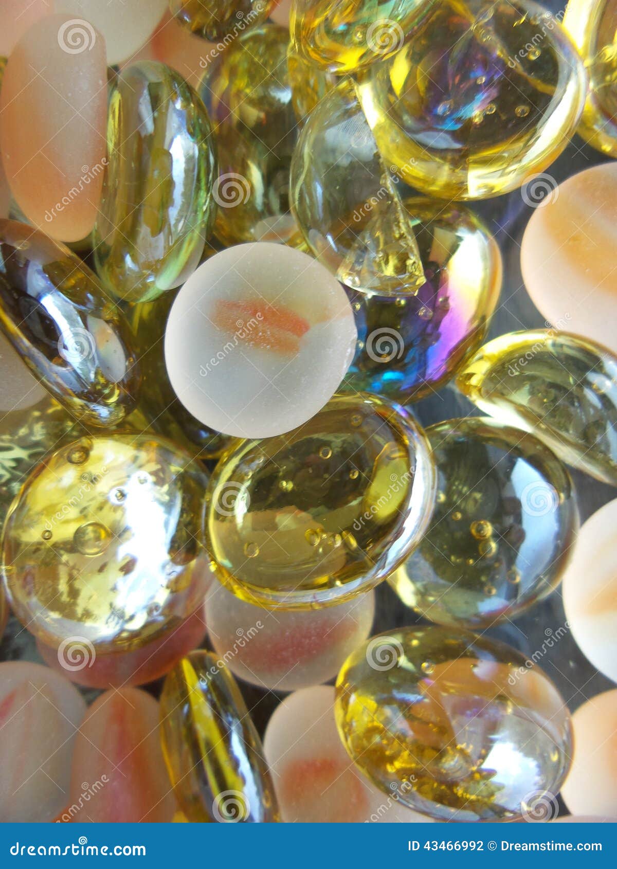 Glass Pebbles stock photo. Image of matte, decorative 43466992