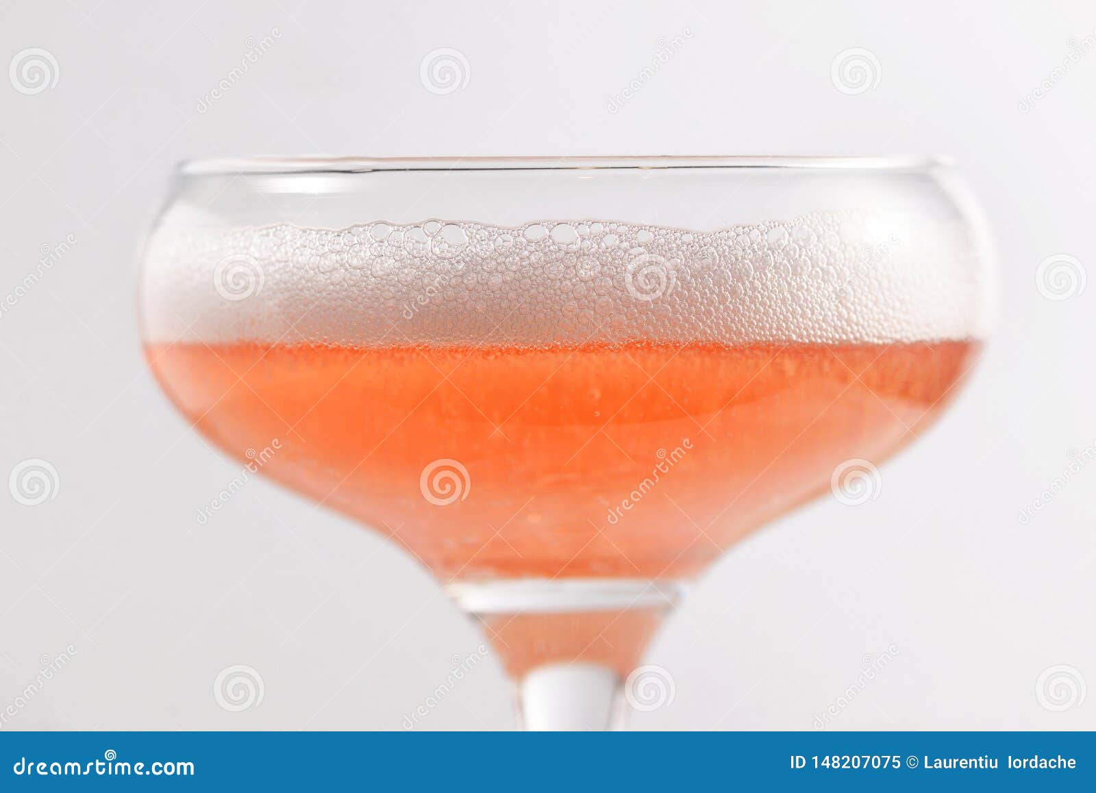 Glass of Pink Sparkling Wine Stock Image Image of enjoyment, glass 148207075