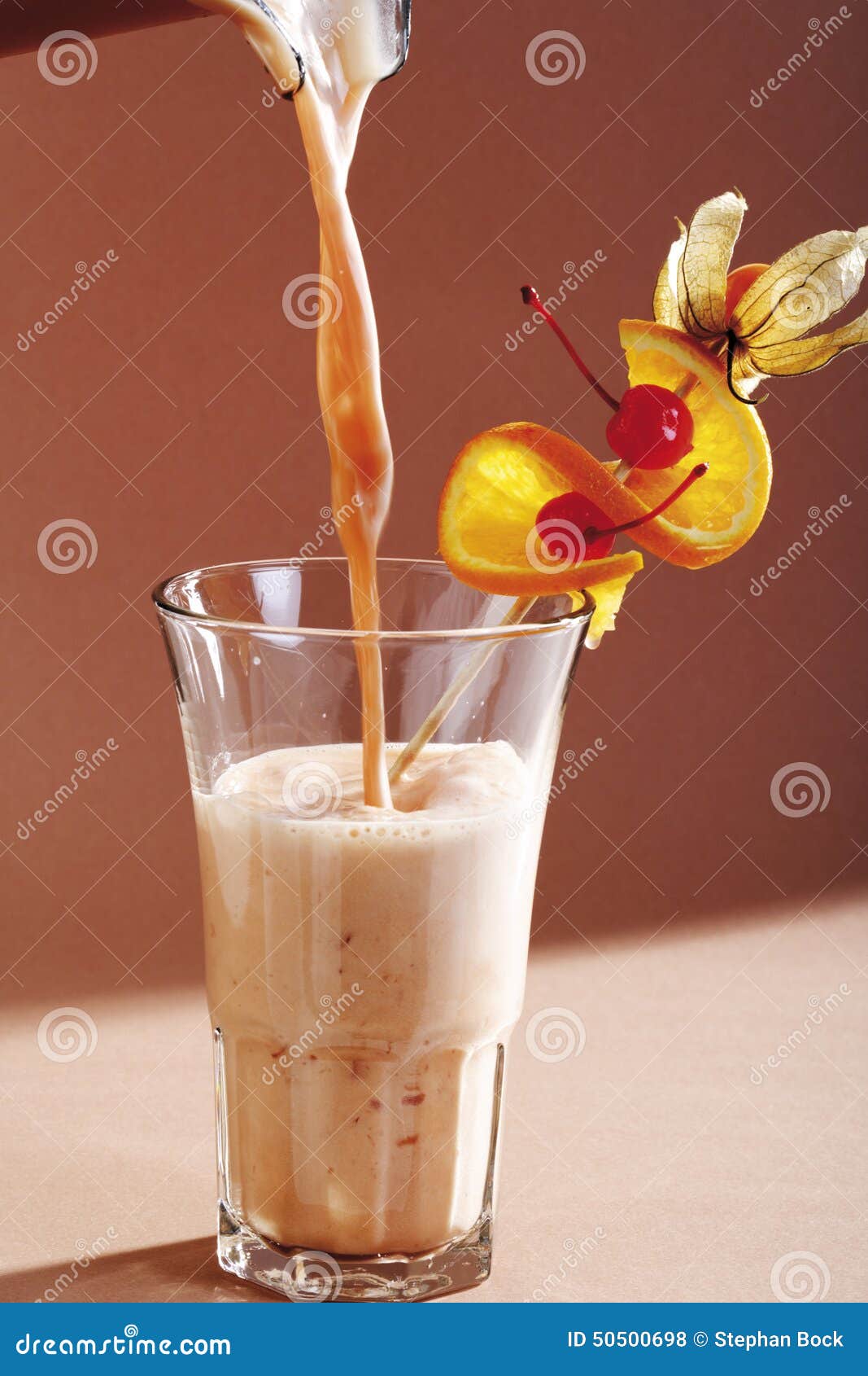 Glass of Planter s Punch stock photo. Image of preparing 50500698