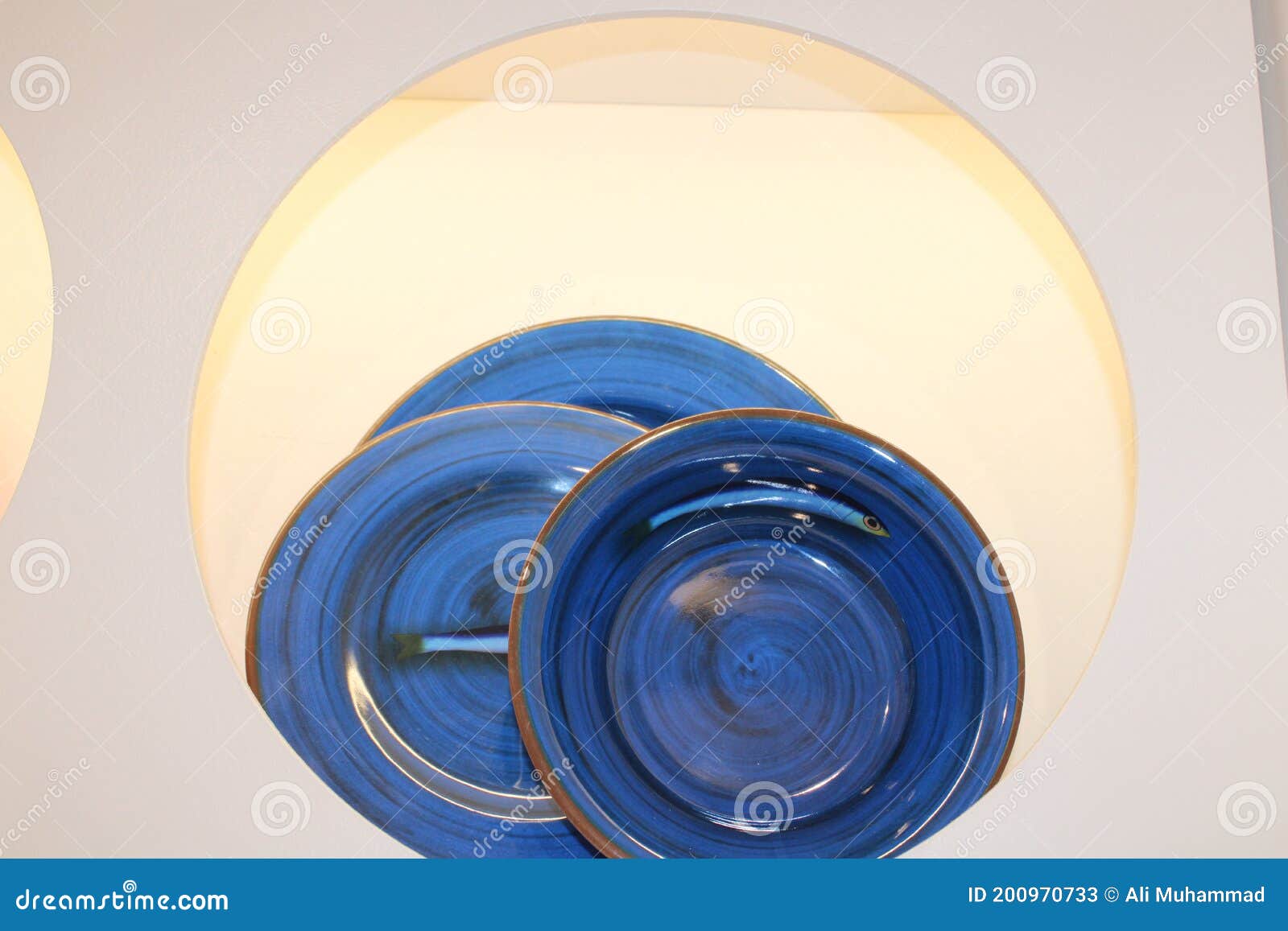 Glass Plates Glass Pottery Ceramic Glass Flasks for Decoration Glass Material Stock Image