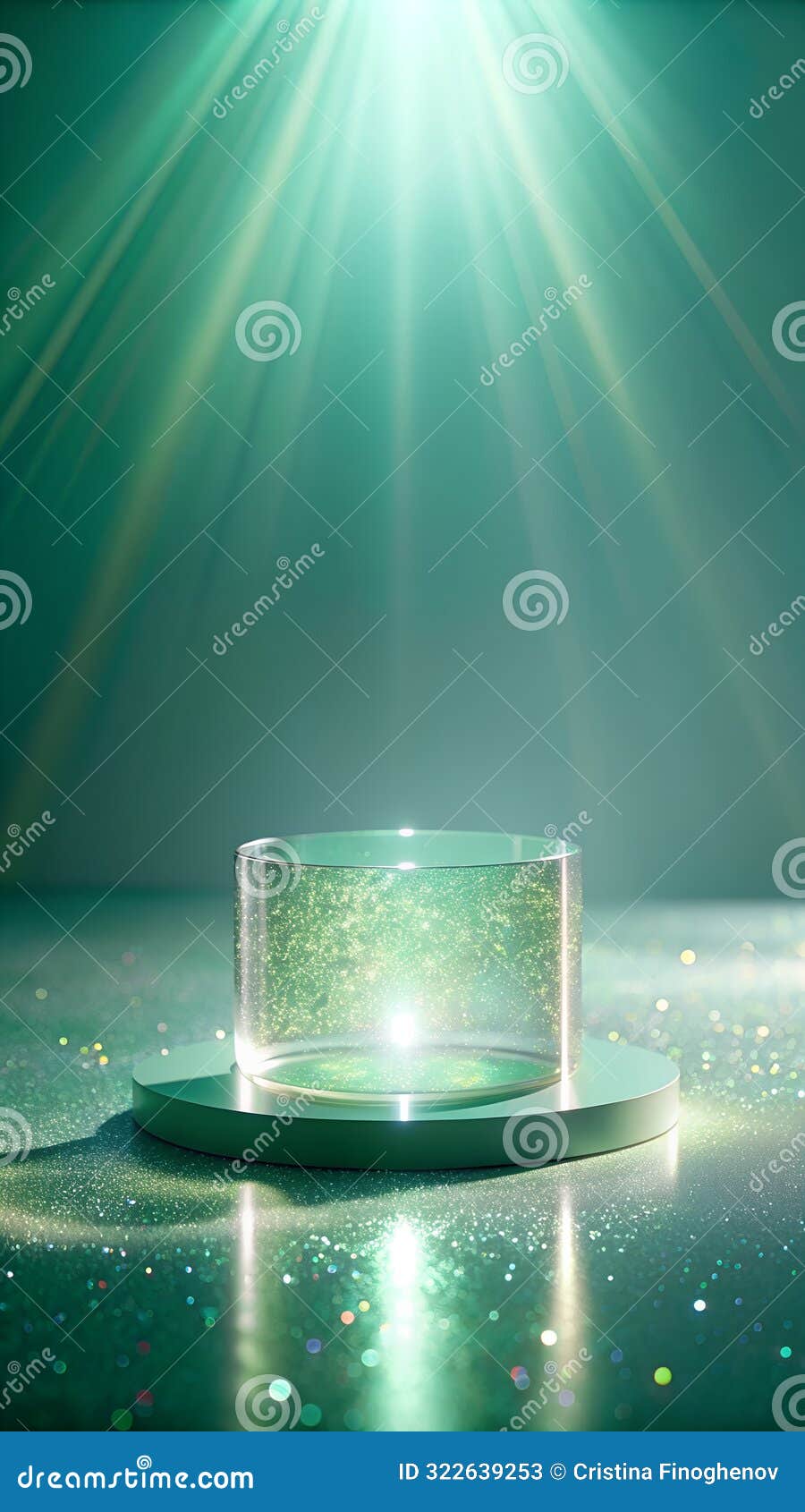 glass podium, stage, studio, pedestal, showcase, 3d product platform, mock-up visualization, minimal abstract yellow background