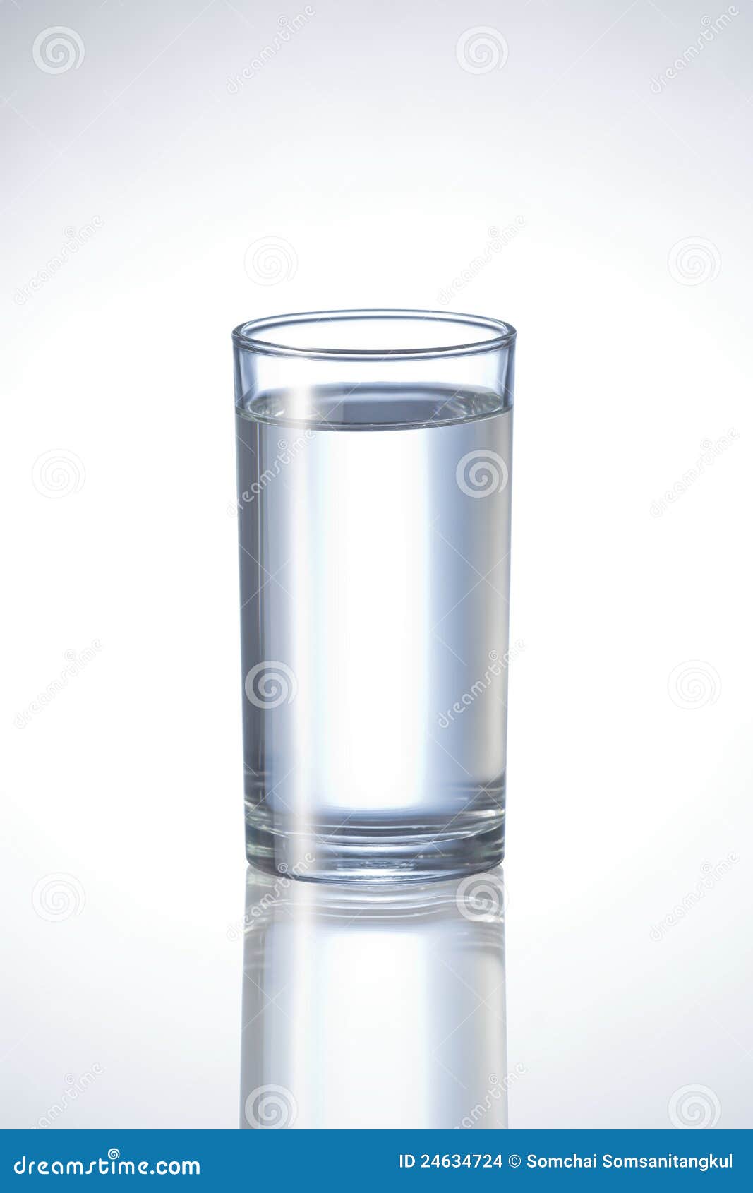 a glass of pure water