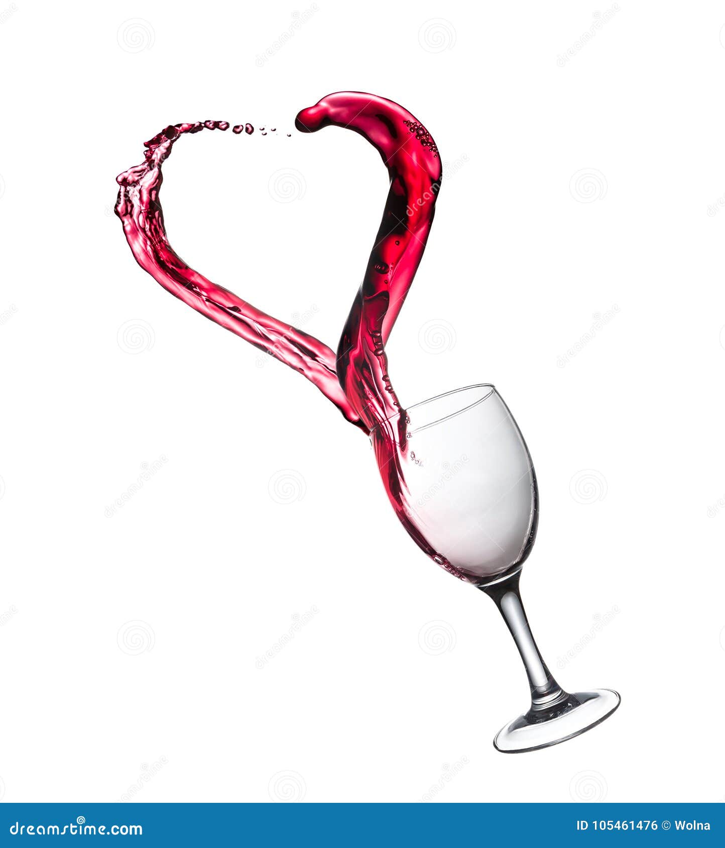 Glass of Red Wine Abstract Heart Splash Stock Photo Image of design