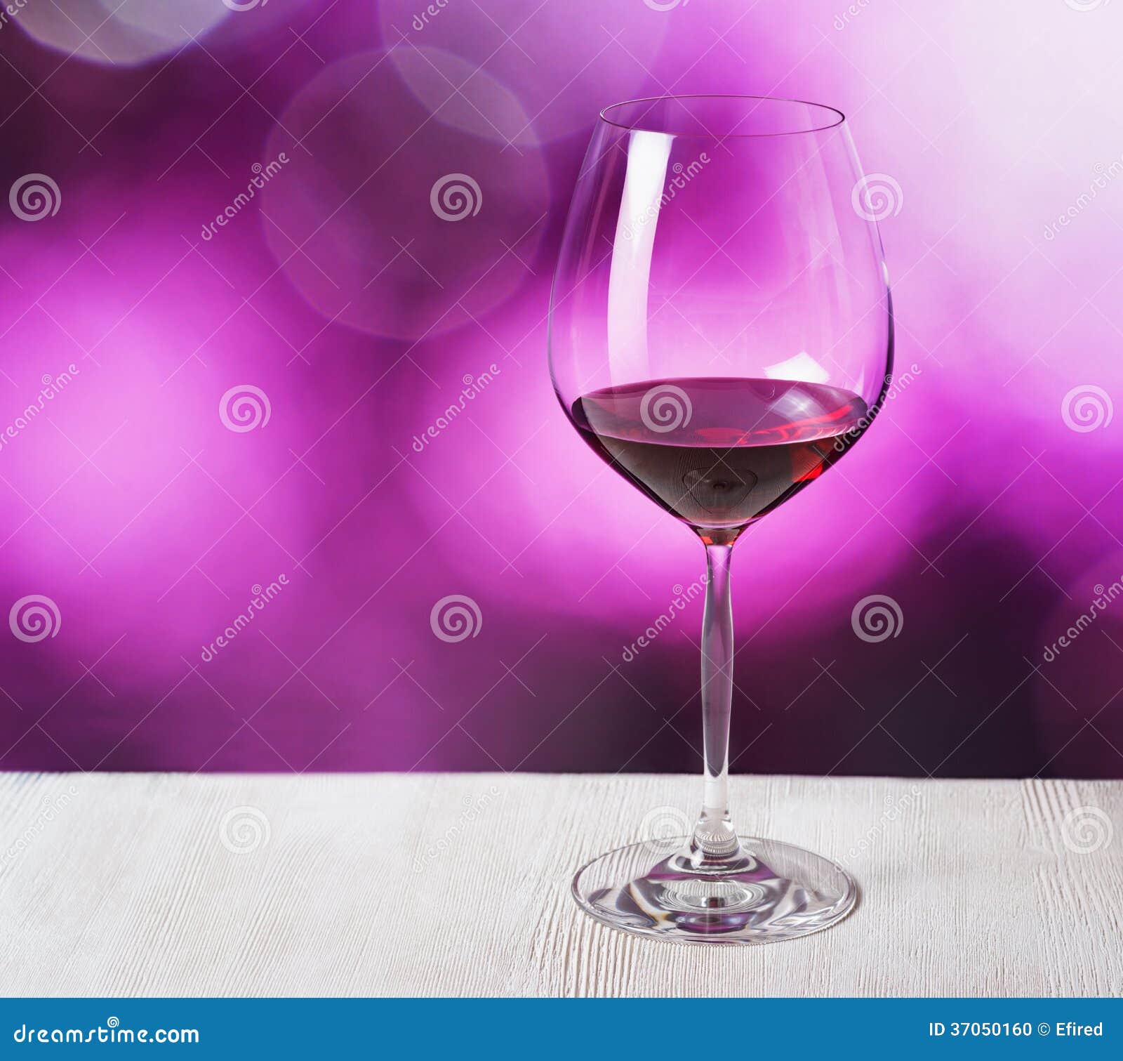 Glass of Red Wine on Purple Background Stock Photo - Image of concept