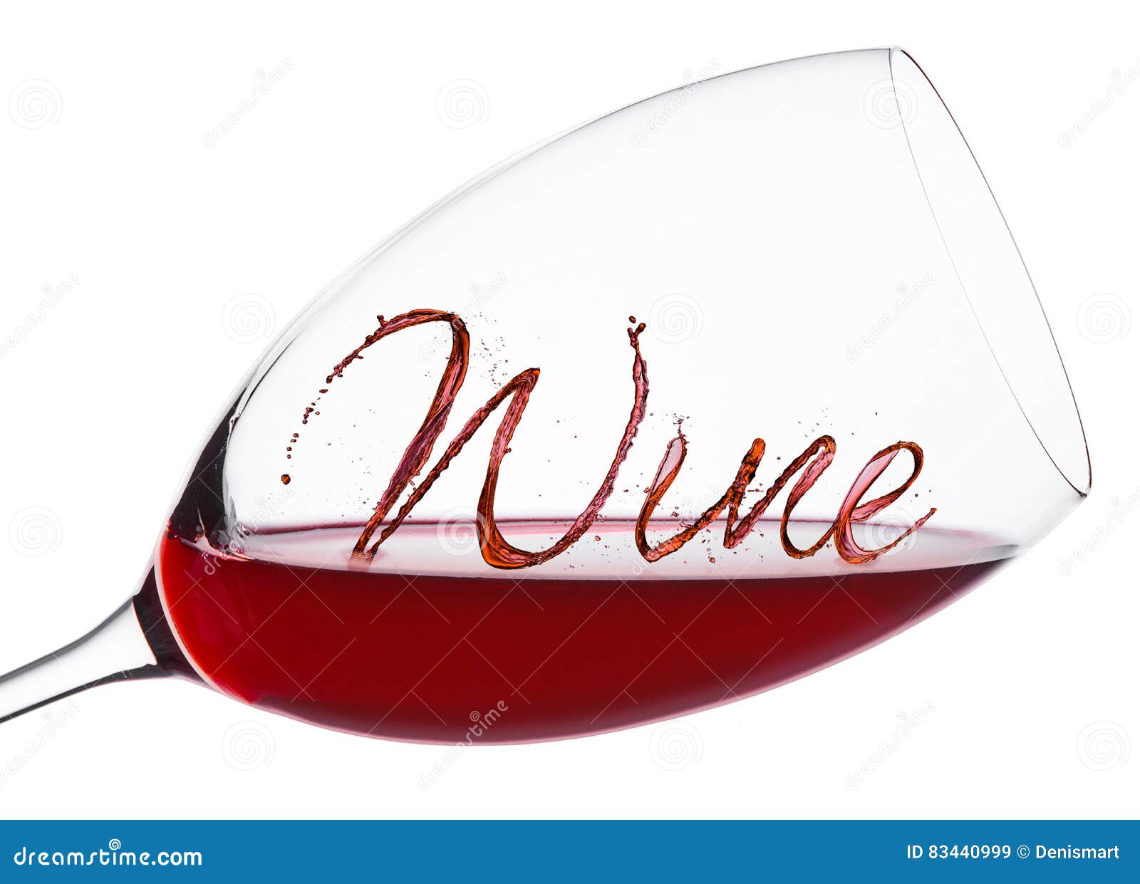 Glass of Red Wine with Wine Font Splash and Drops Stock Image Image