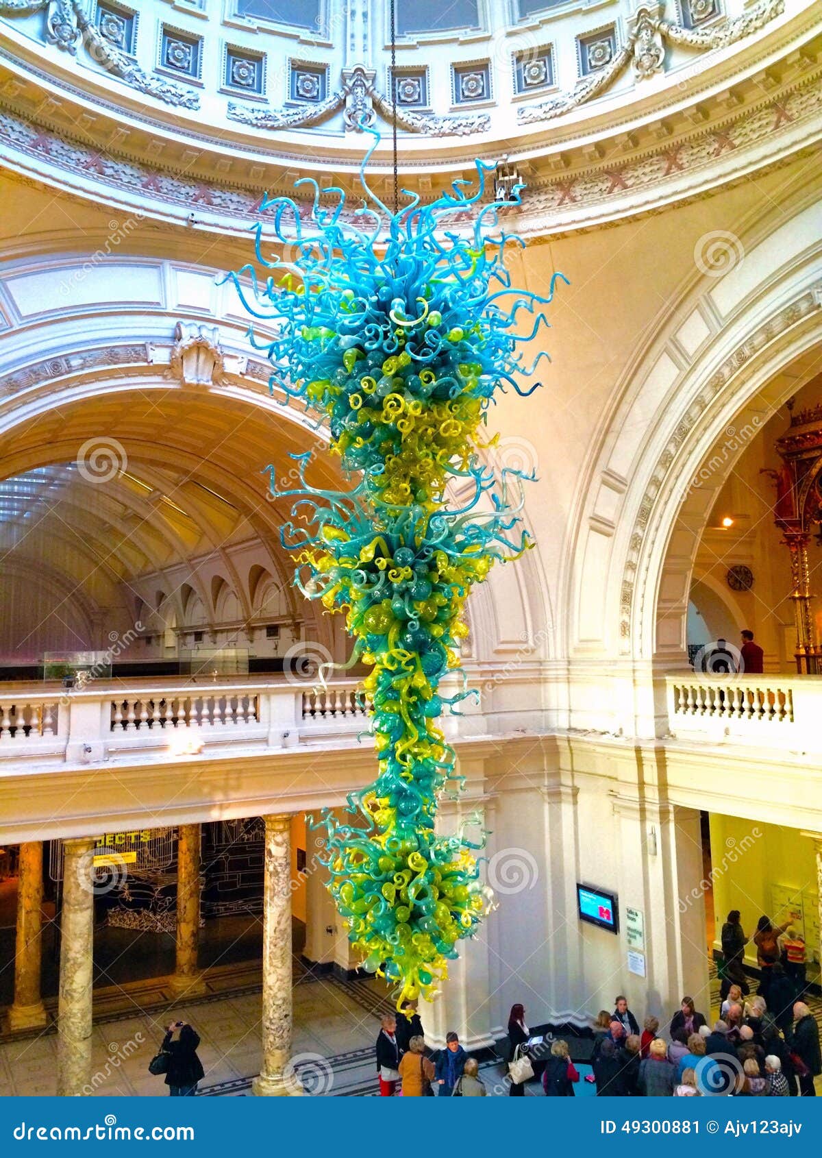 Glass Sculpture in Victoria and Albert Museum Editorial Photo