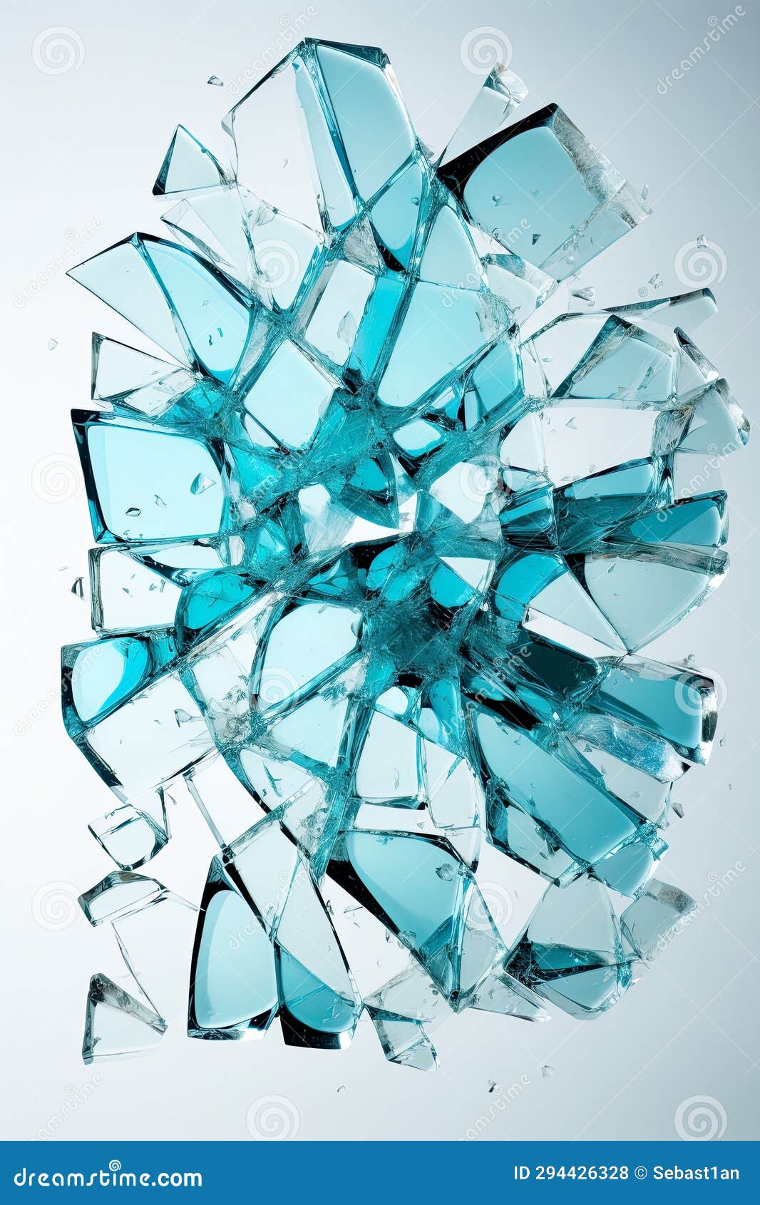 Glass Shattering, Creating a Striking Texture Concept on a Solid