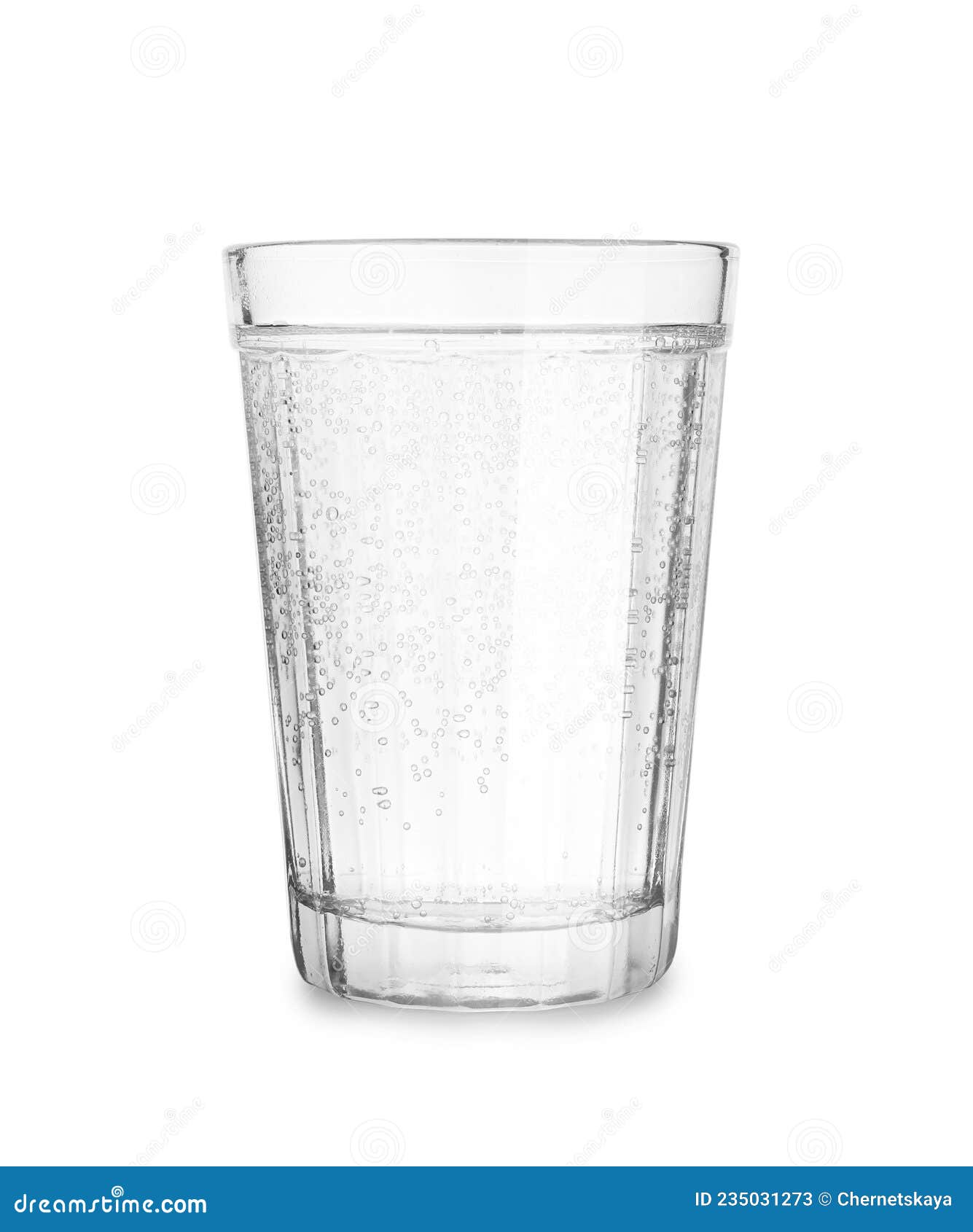 Glass of Soda Water Isolated on White Stock Image Image of product, beverage 235031273
