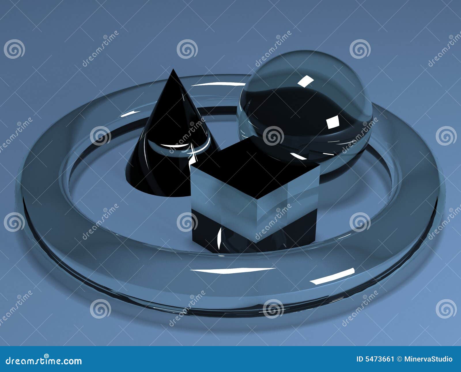 Glass Solids stock image. Image of shape, cone, background 5473661