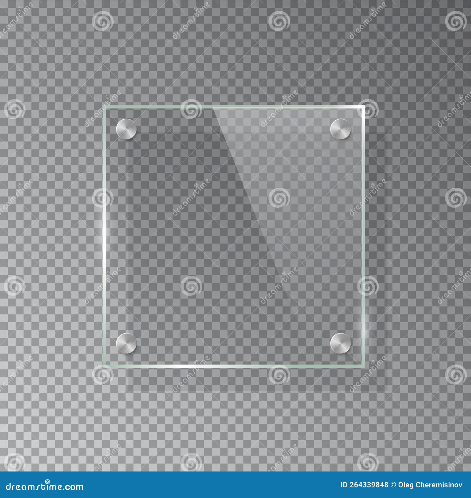 Free Vector  Realistic vector metal plate. isolated on transparent  background.
