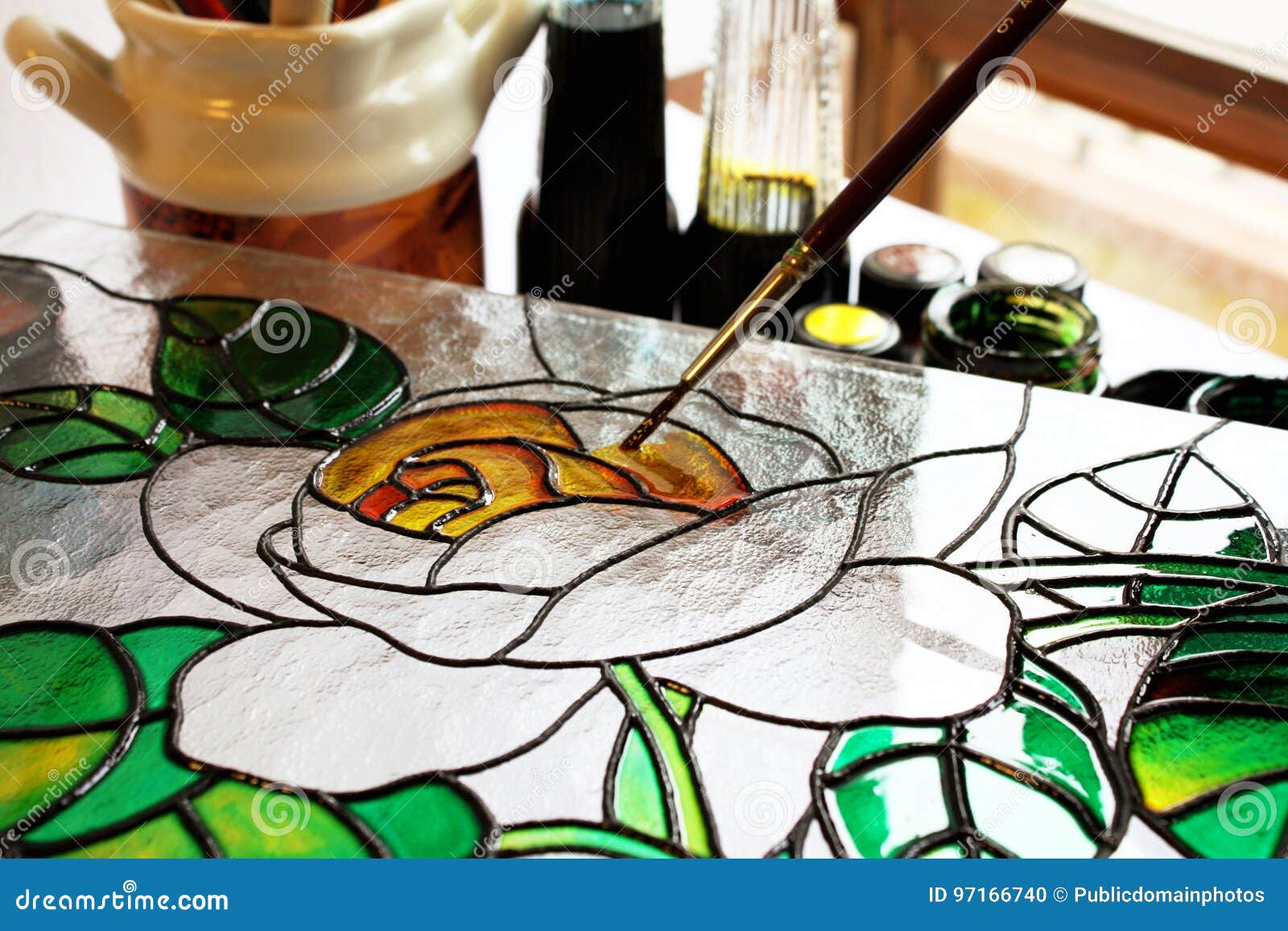 Glass, Stained Glass, Window, Material Picture. Image 97166740