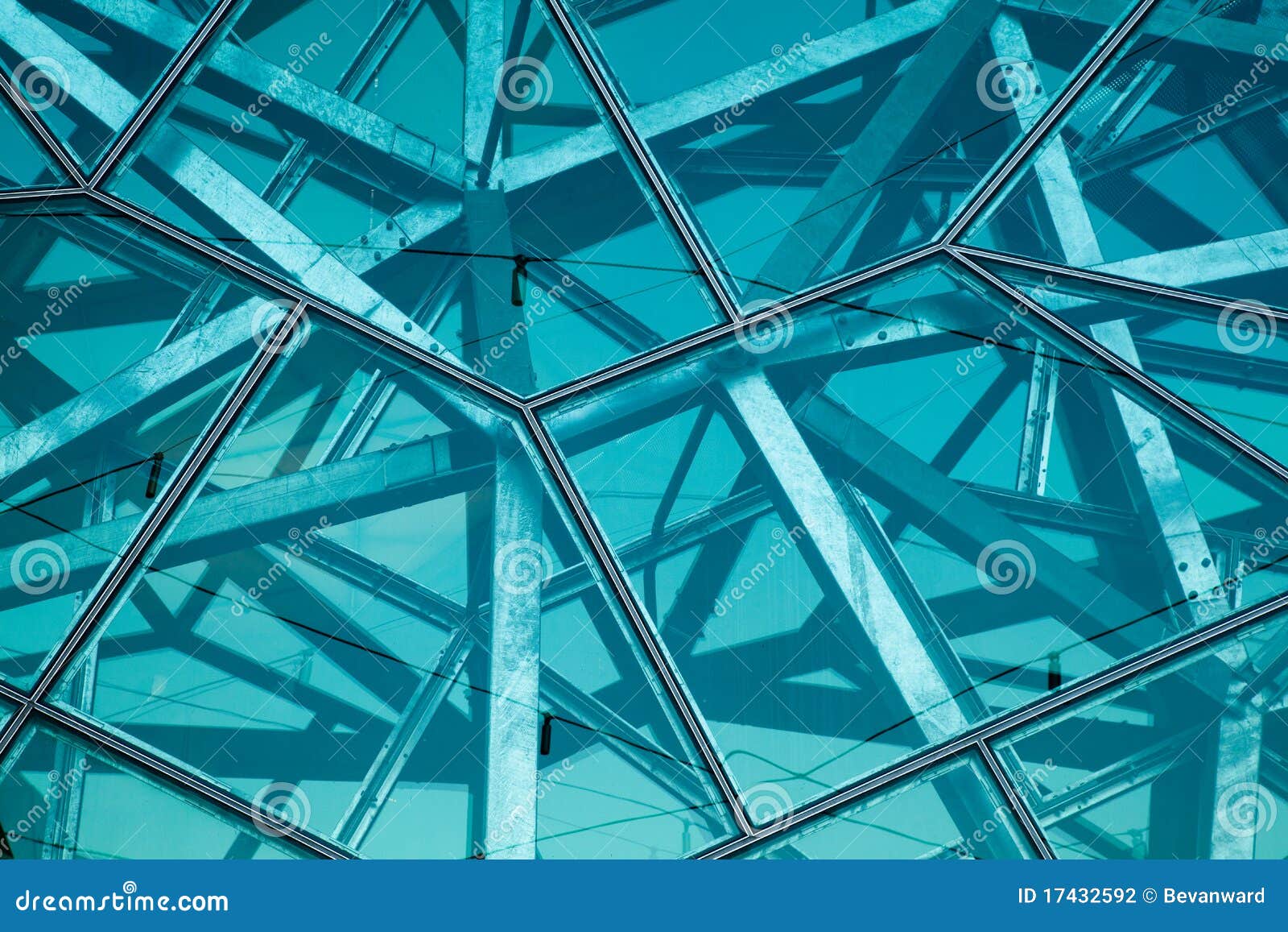 Glass and steel wall stock photo. Image of edge, modern 17432592
