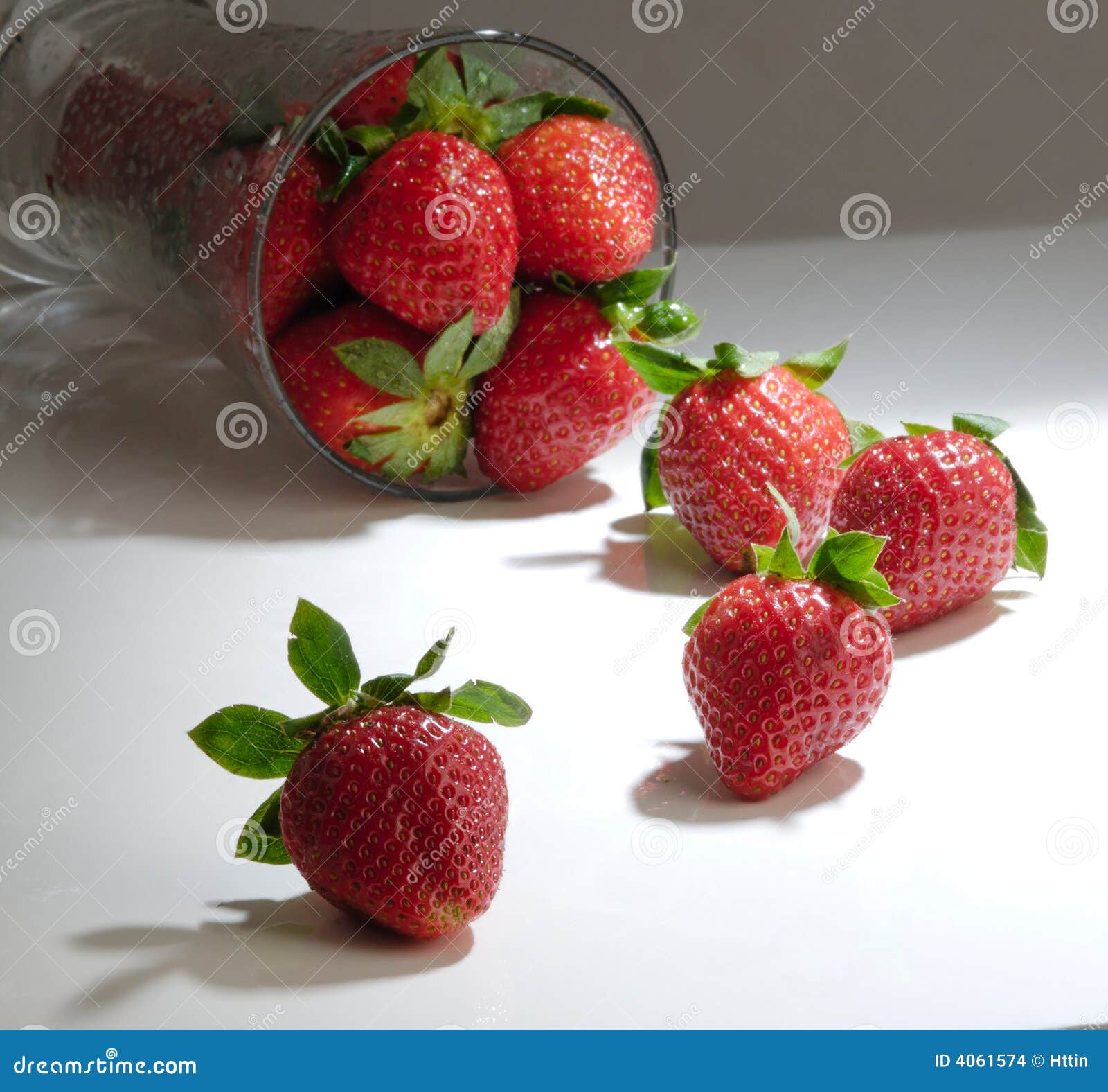 Glass of Strawberry stock photo. Image of diet, glass 4061574