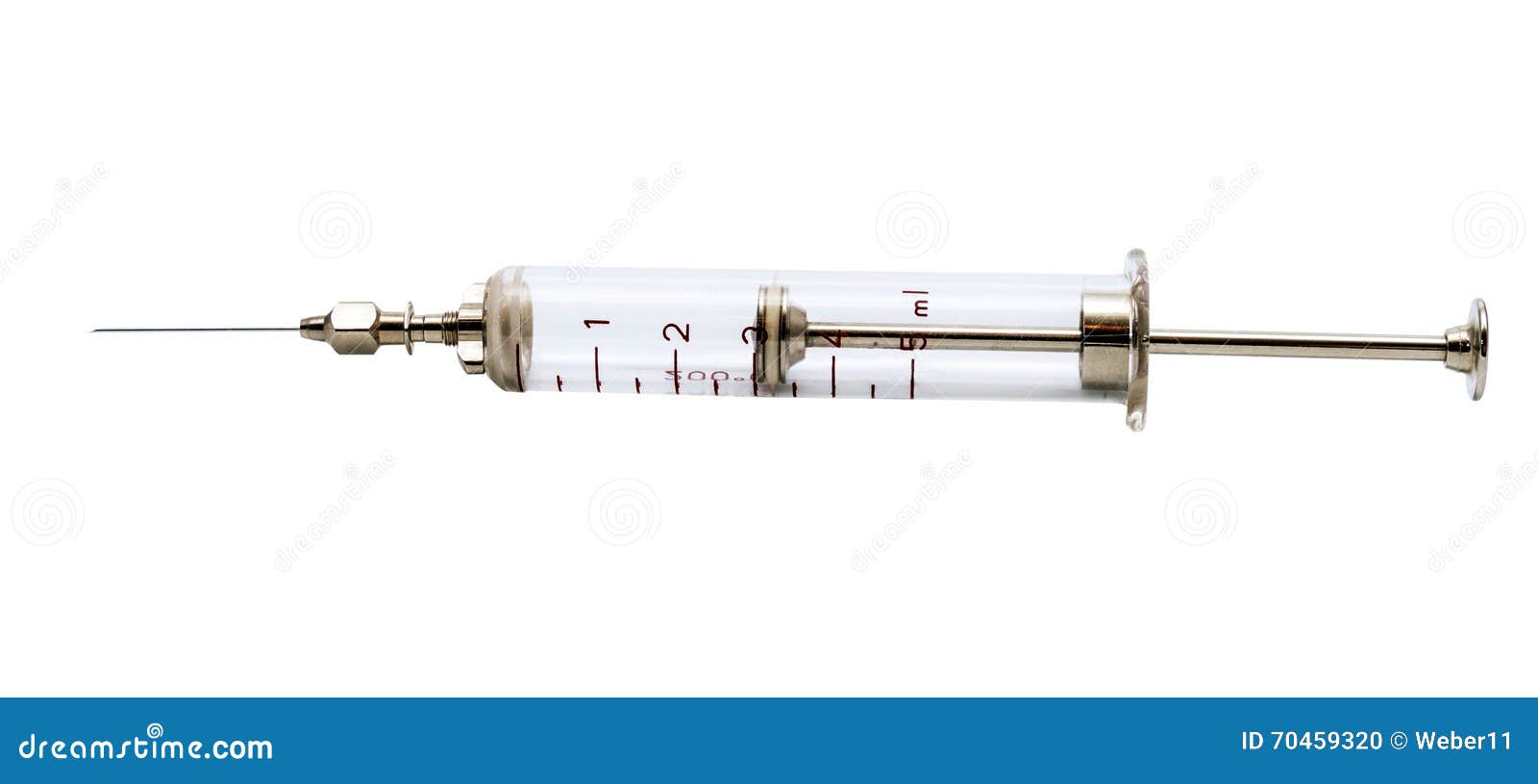 Glass syringe with needle stock photo. Image of drug 70459320