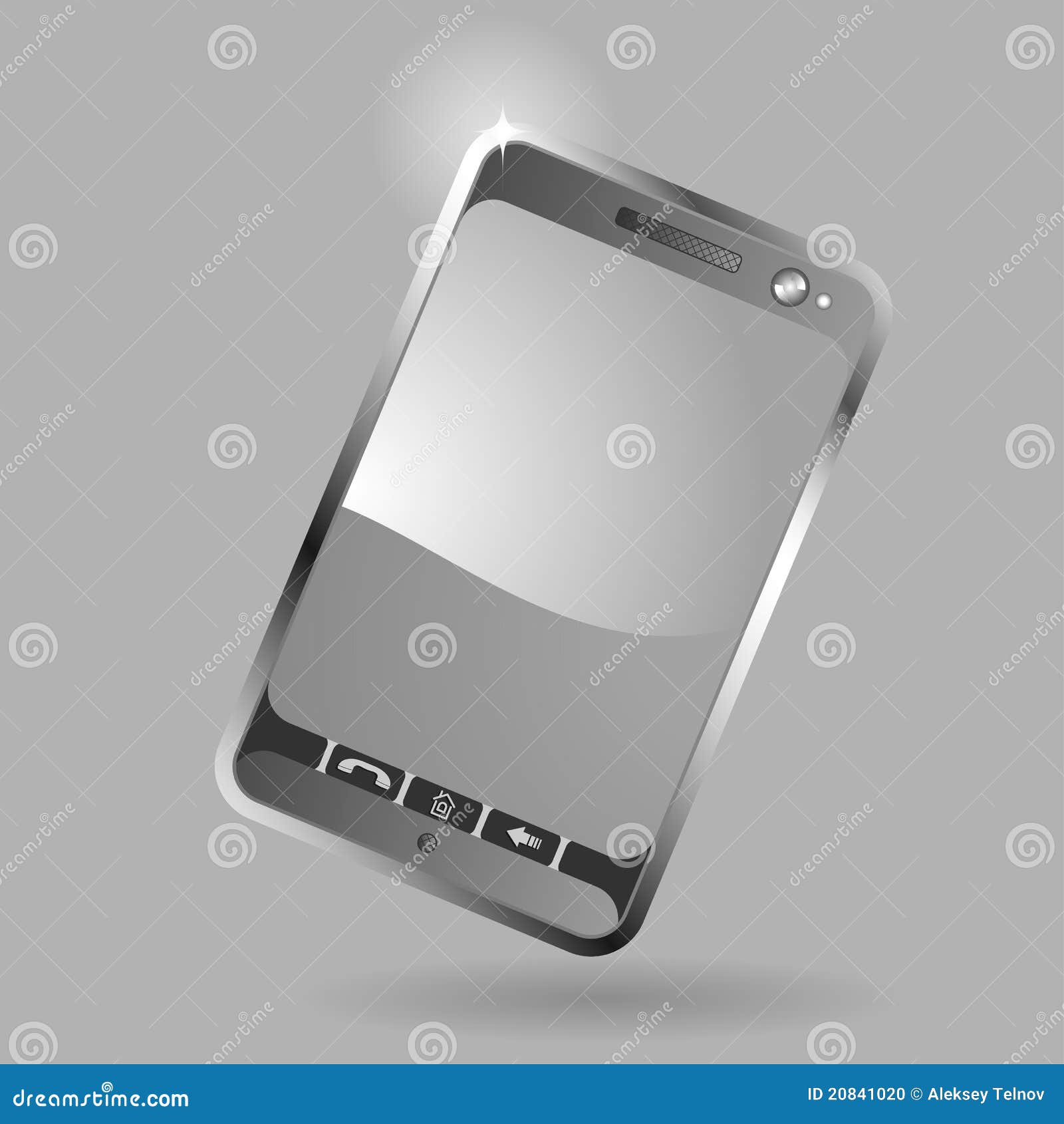 Glass Telephone icon stock vector. Illustration of 20841020