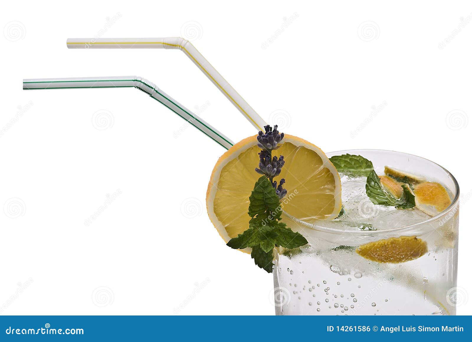 A glass of tonic water. stock photo. Image of isolated 14261586