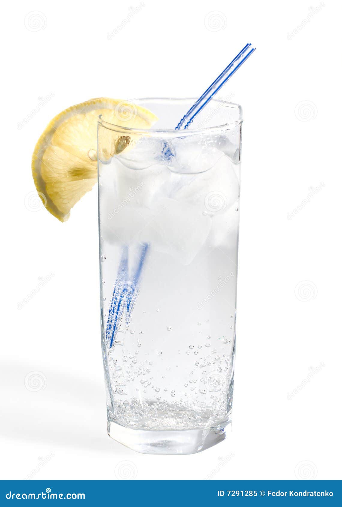 Glass of Tonic Water, Clipping Path Included Stock Image Image of
