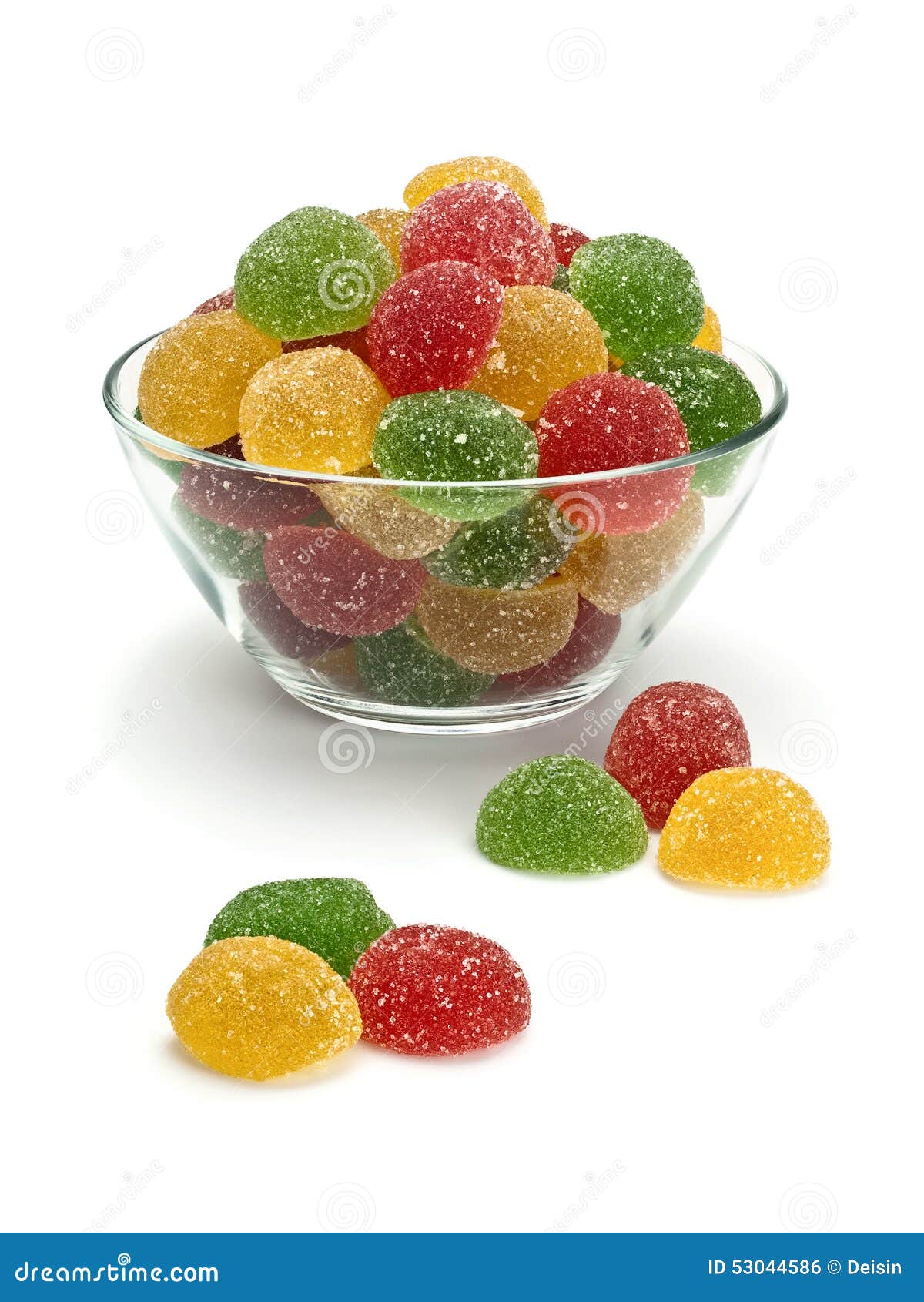 Glass Vase with Multicolored Fruit Candy Stock Photo Image of fruit