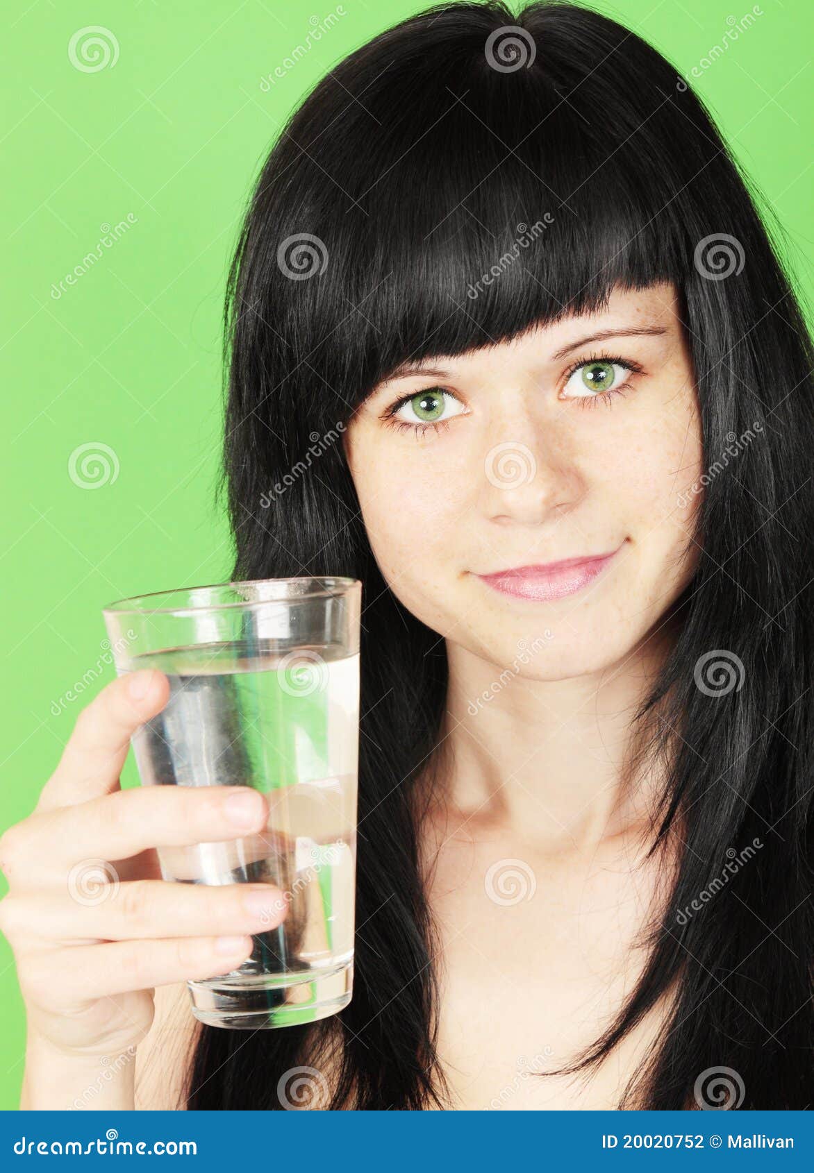 Glass of water stock photo. Image of healthy, human, beauty 20020752