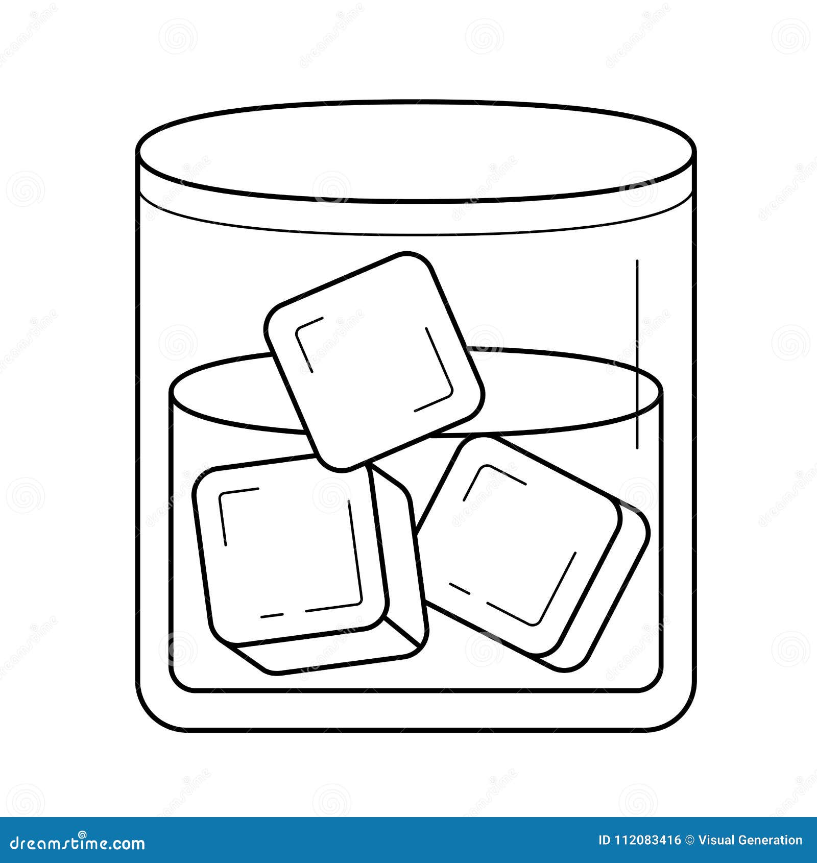 ice cube water clipart black