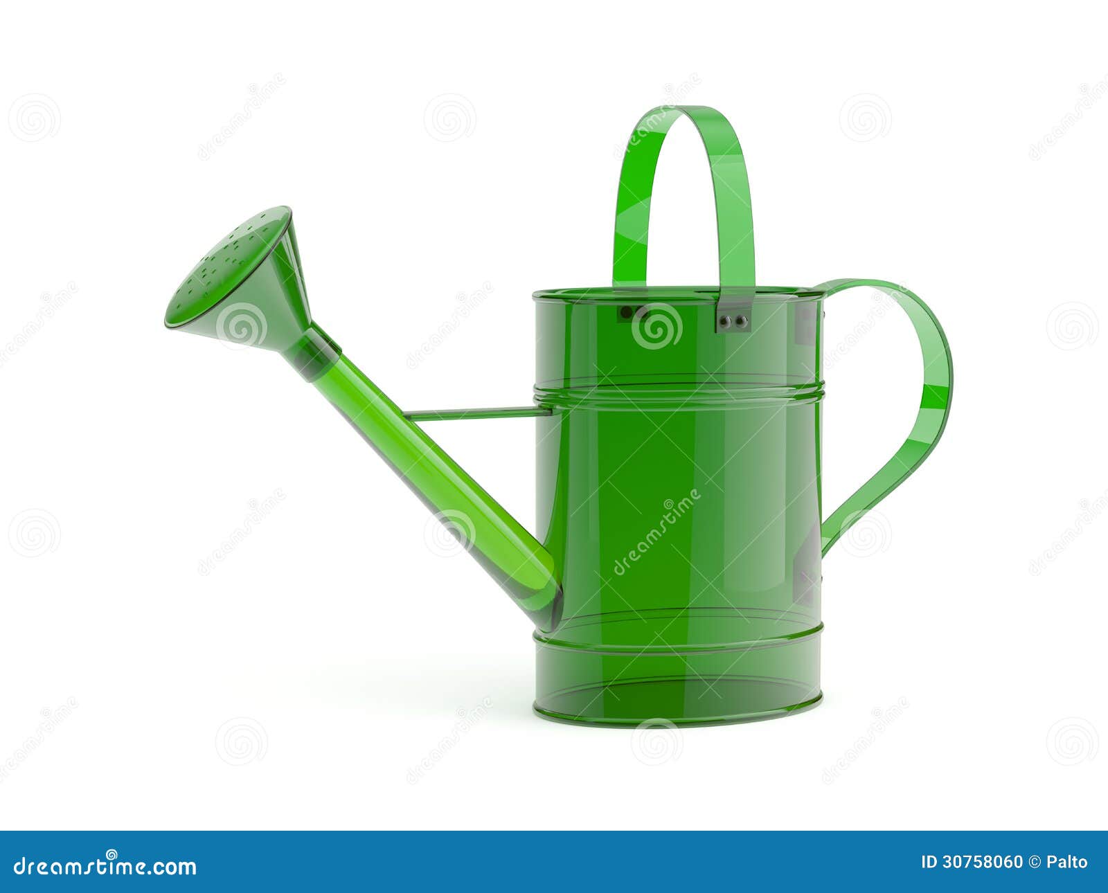 Glass watering can stock illustration. Illustration of gardening 30758060