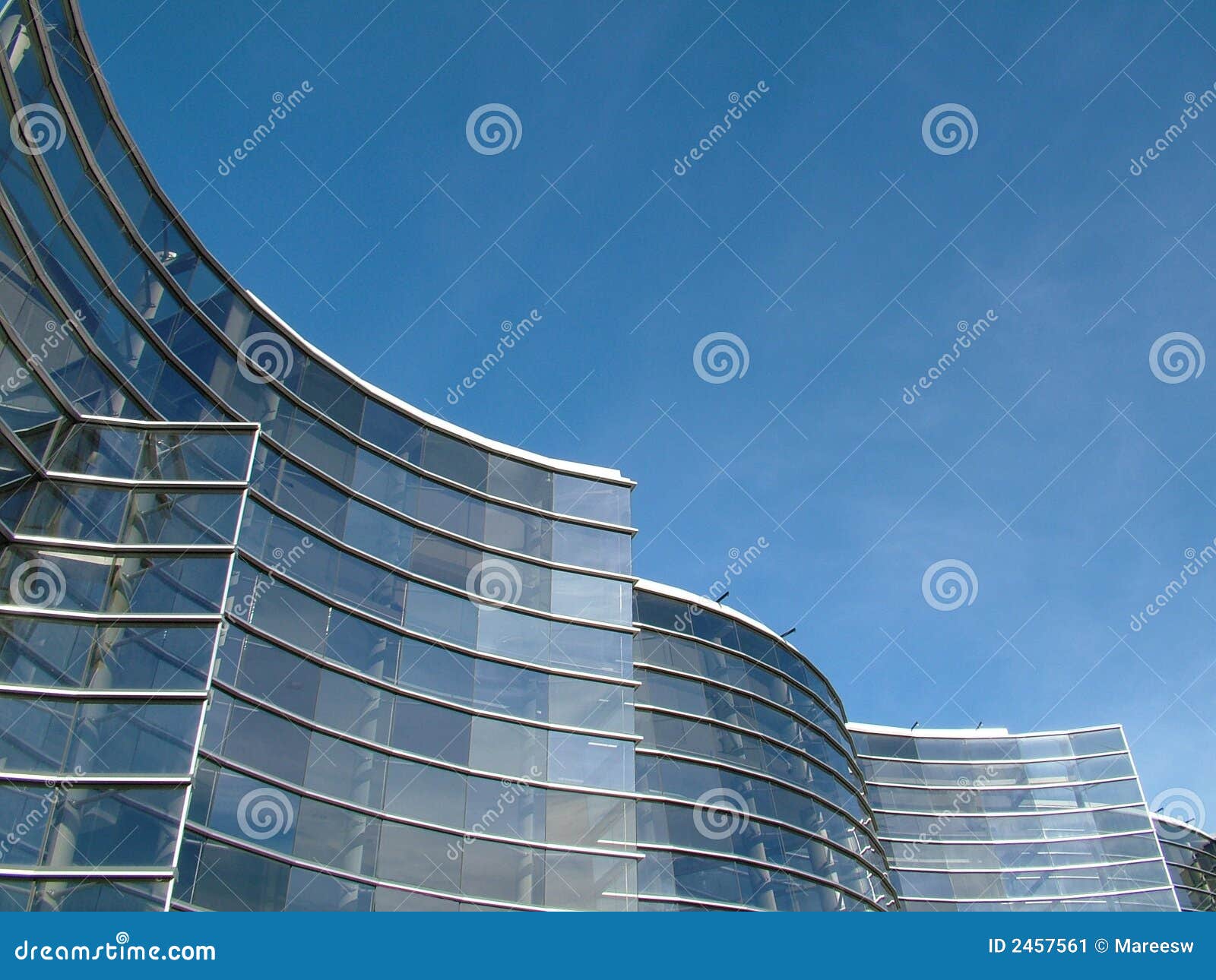 Glass Waves stock image. Image of windows, christchurch - 2457561