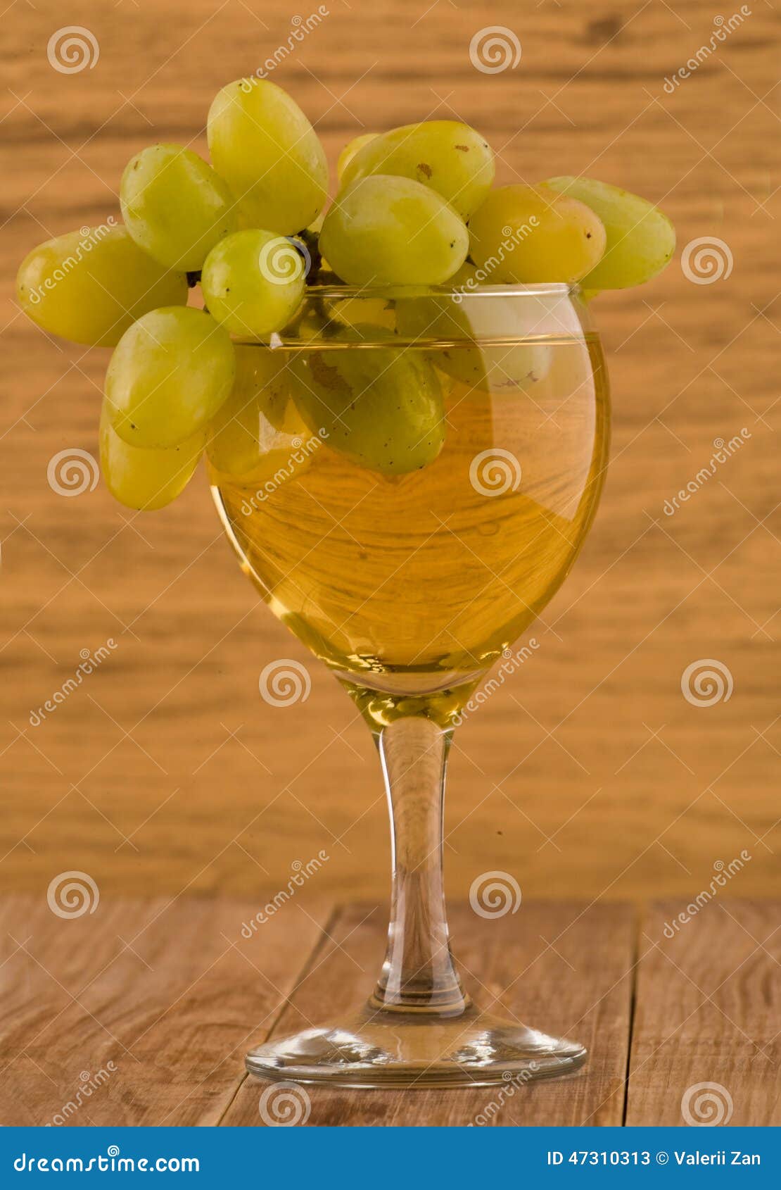 Glass with wine and vine stock image. Image of harvest 47310313