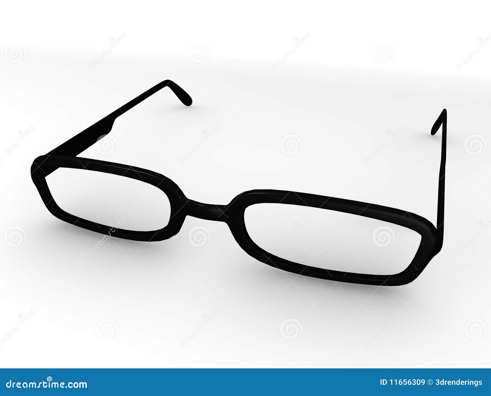 Dioptric Glasses And Eyeglasses During Vision And Eyesight Test And