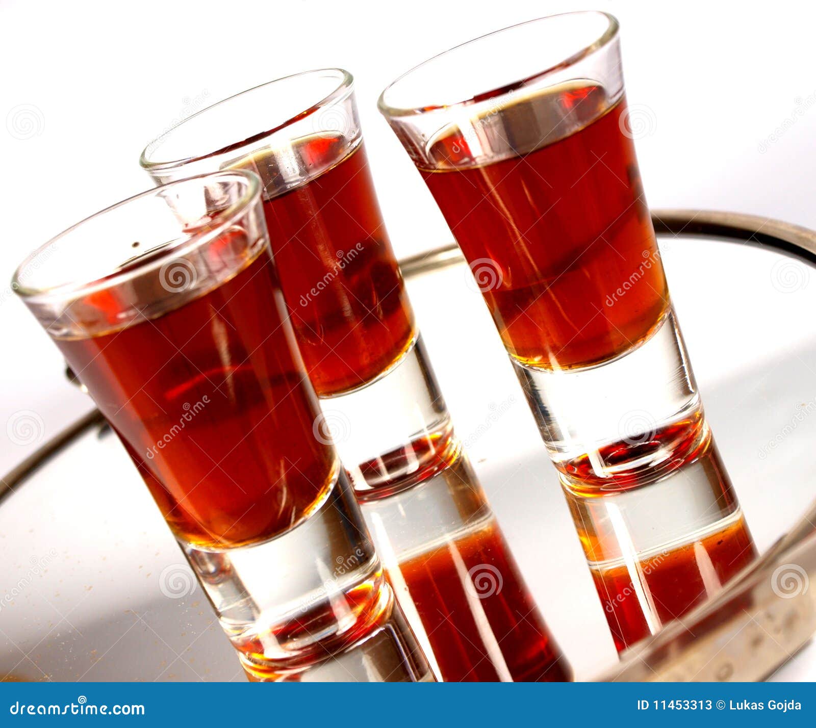 Glasses with alcohol stock image. Image of glass, distilled 11453313