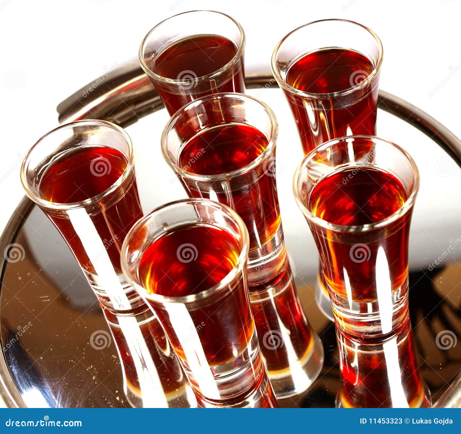 Glasses with alcohol stock image. Image of liquid, hard 11453323