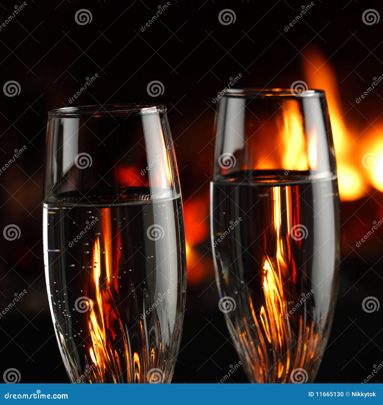 Glasses with alcohol stock photo. Image of background 11665130