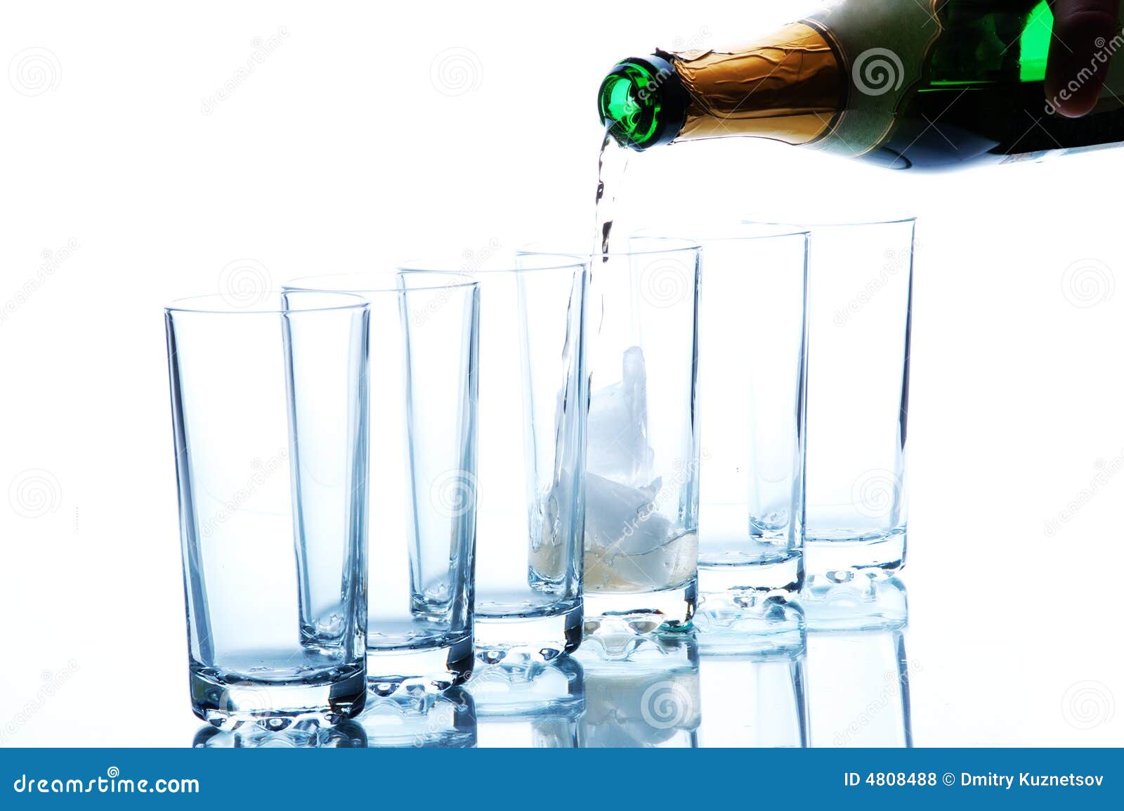 Glasses for alcohol stock photo. Image of degustation 4808488