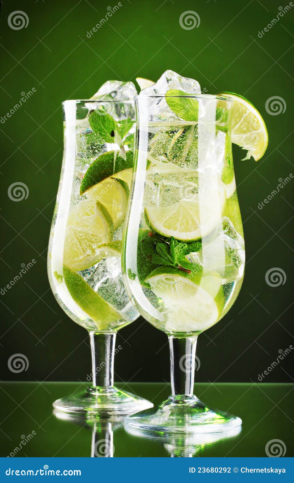 Glasses of Cocktails with Lime Stock Photo Image of martini, cocktail