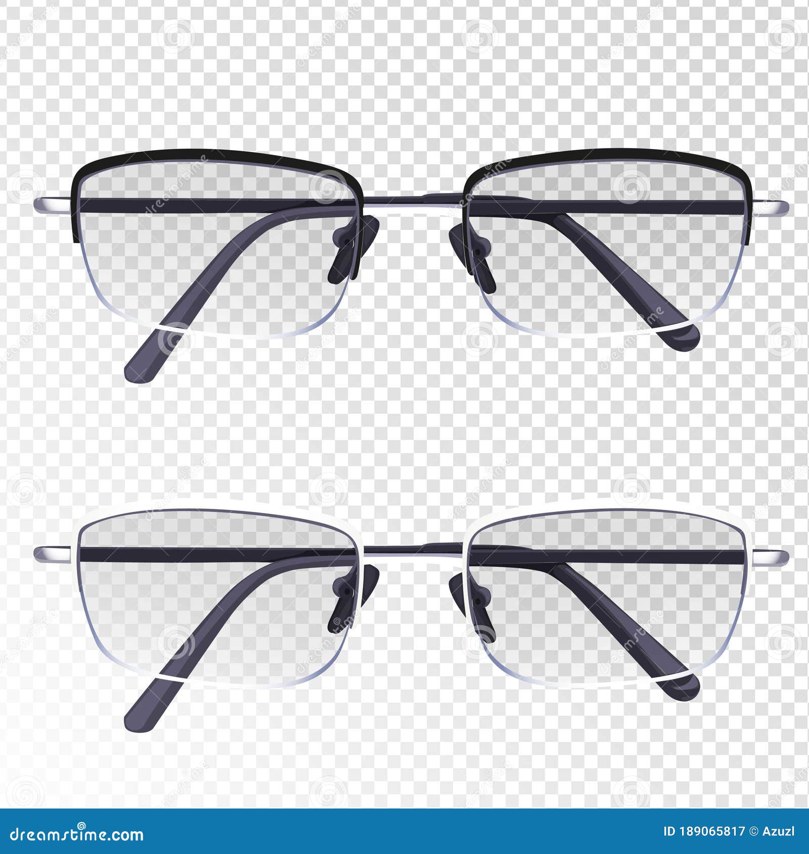 Glasses with Diopter Isolated Stock Illustration Illustration of accessory, vision 189065817