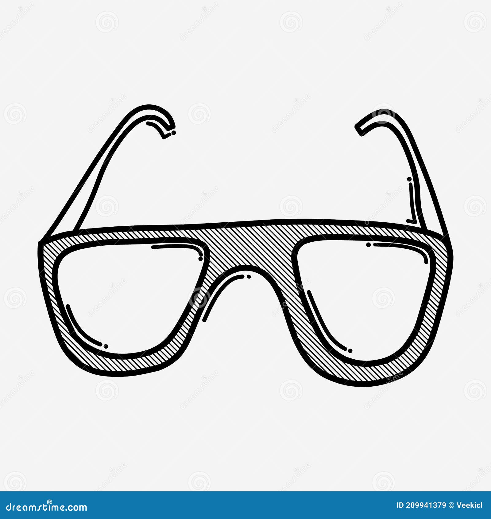 Swimming Goggles Vector Doodle Sketch Illustration Isolated On White  Background Stock Illustration - Download Image Now - iStock