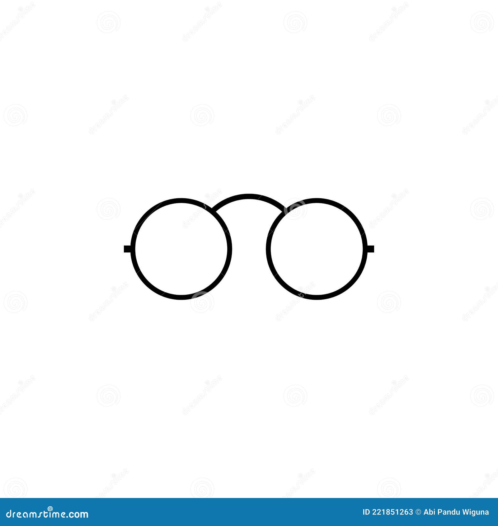 Glasses Logo and Vector Template Stock Vector Illustration of wear
