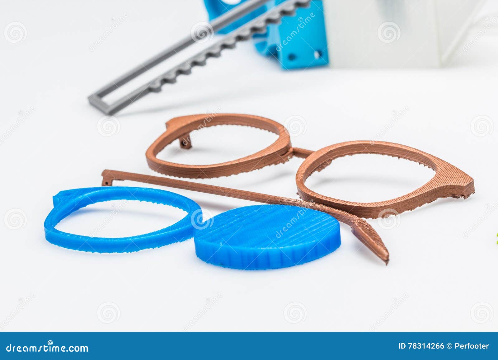 Glasses Manufacturing Process Stock Photo Image of printingmodeling