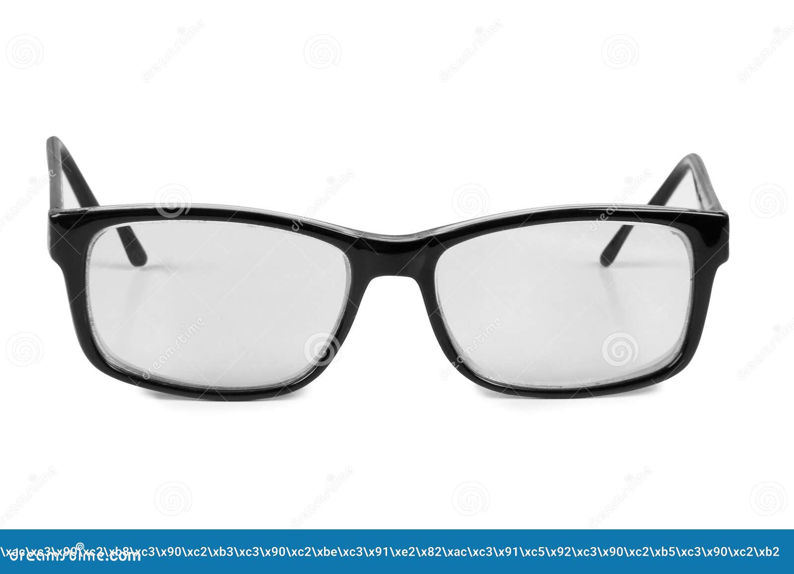 Glasses in Plastic Frame One Stock Photo Image of retro, eyeglasses